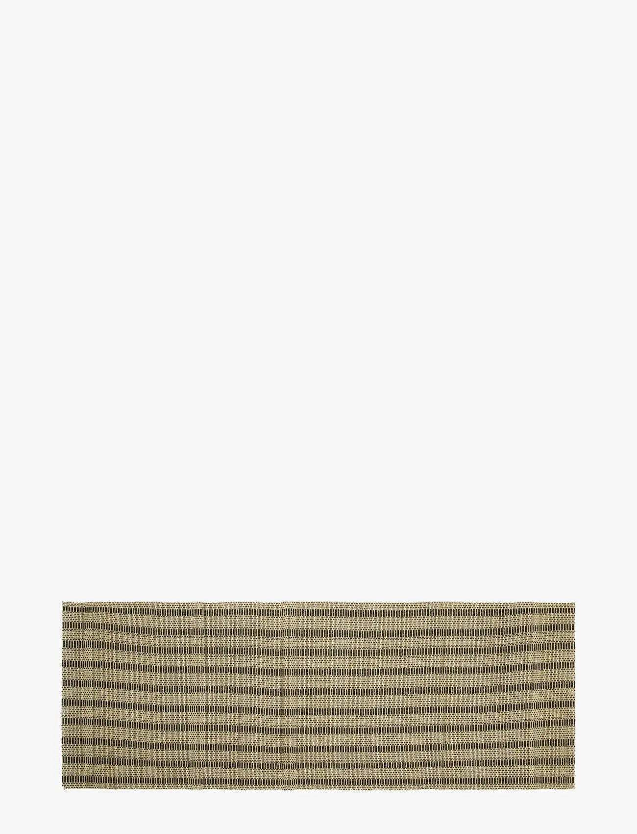 house doctor - Table runner, HDFica, Black;Natural - tablecloths & runners - black, natural - 0