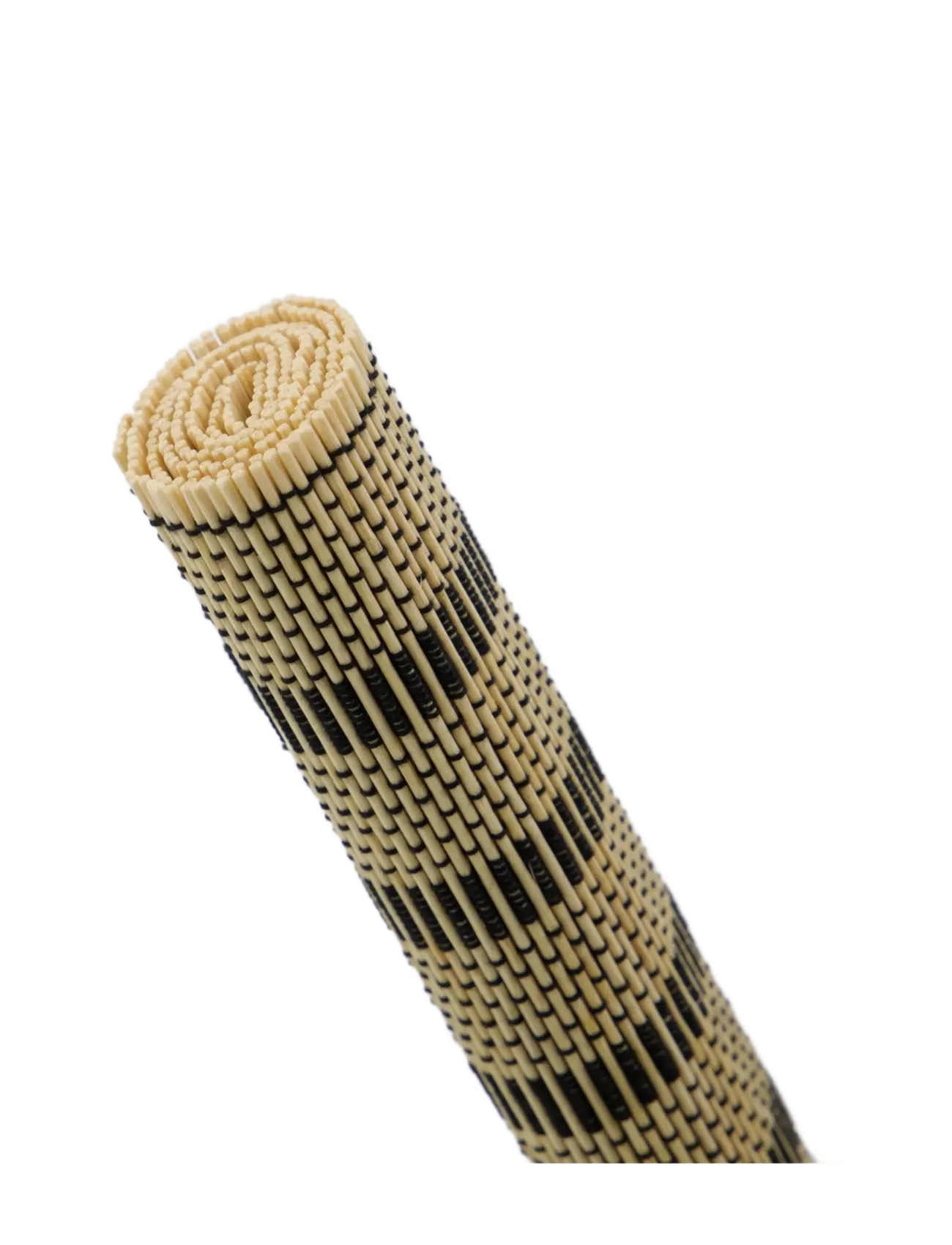 house doctor - Table runner, HDFica, Black, Natura - tafellakens & lopers - black, natural - 1