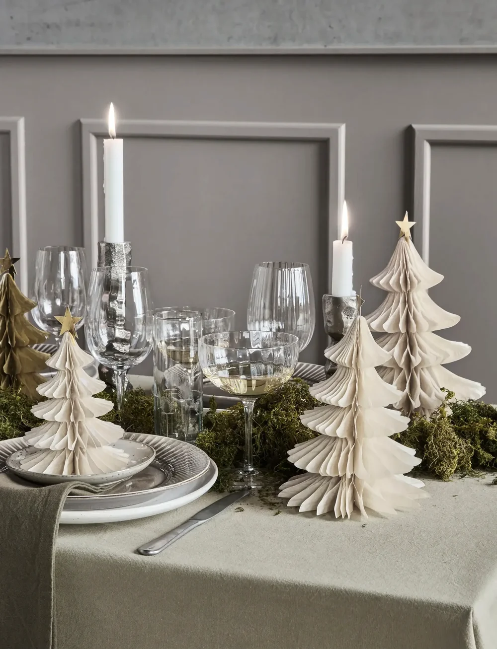 house doctor - Ornaments, HDTree, Ivory - weihnachtsdekoration - elfenben - 1
