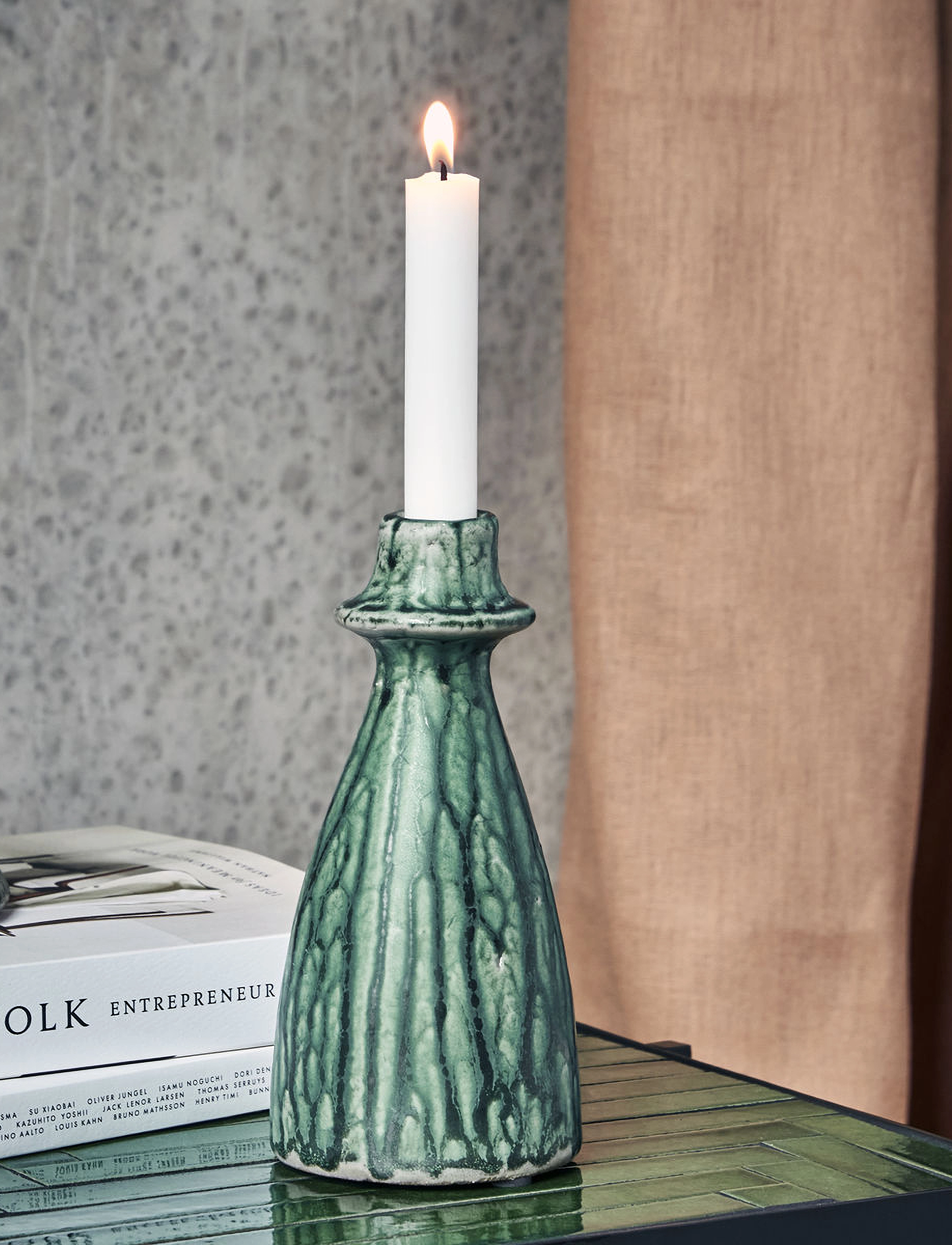 house doctor - Candle stand, HDKulu, Green - green - 2