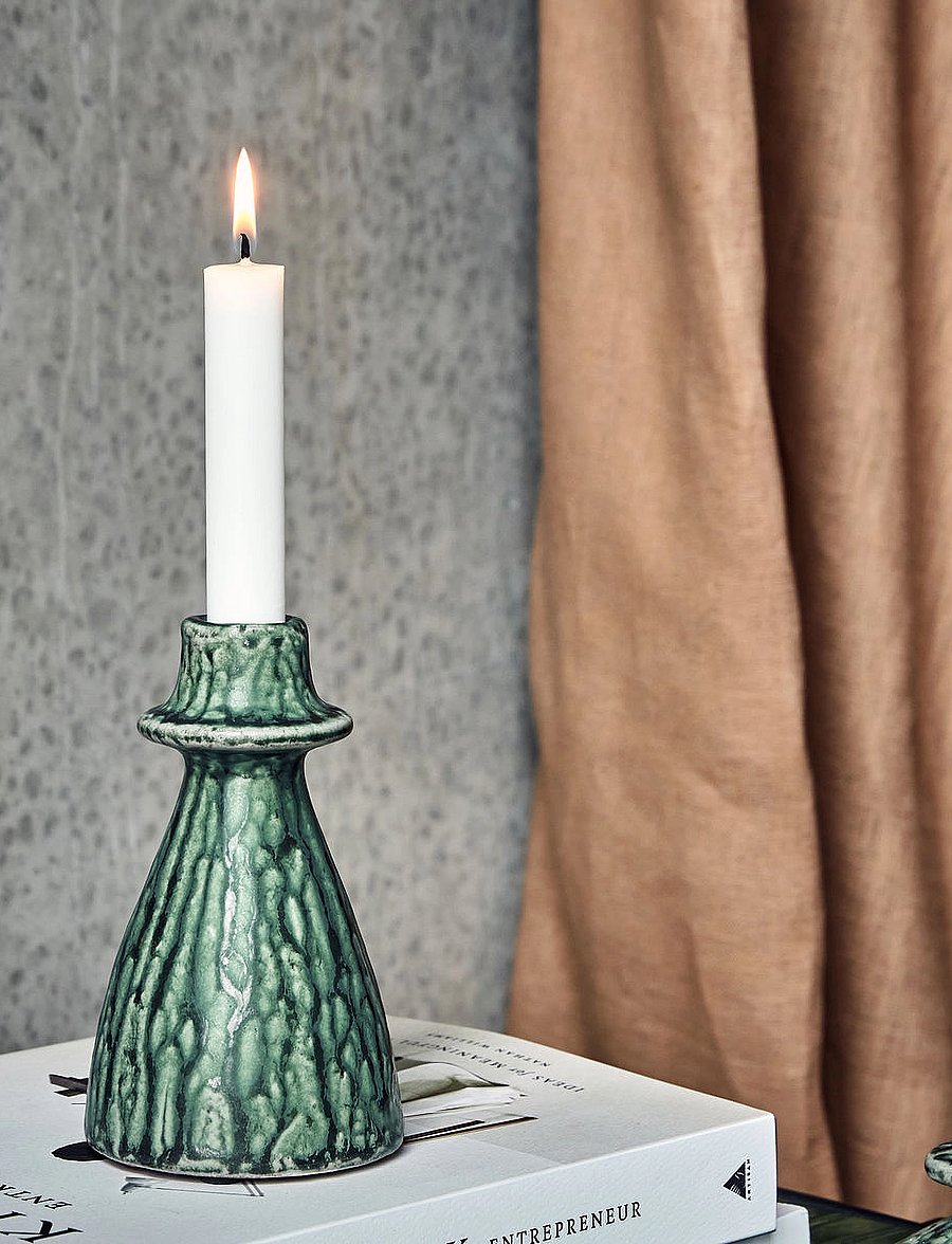 house doctor - Candle stand, HDKulu, Green - green - 2