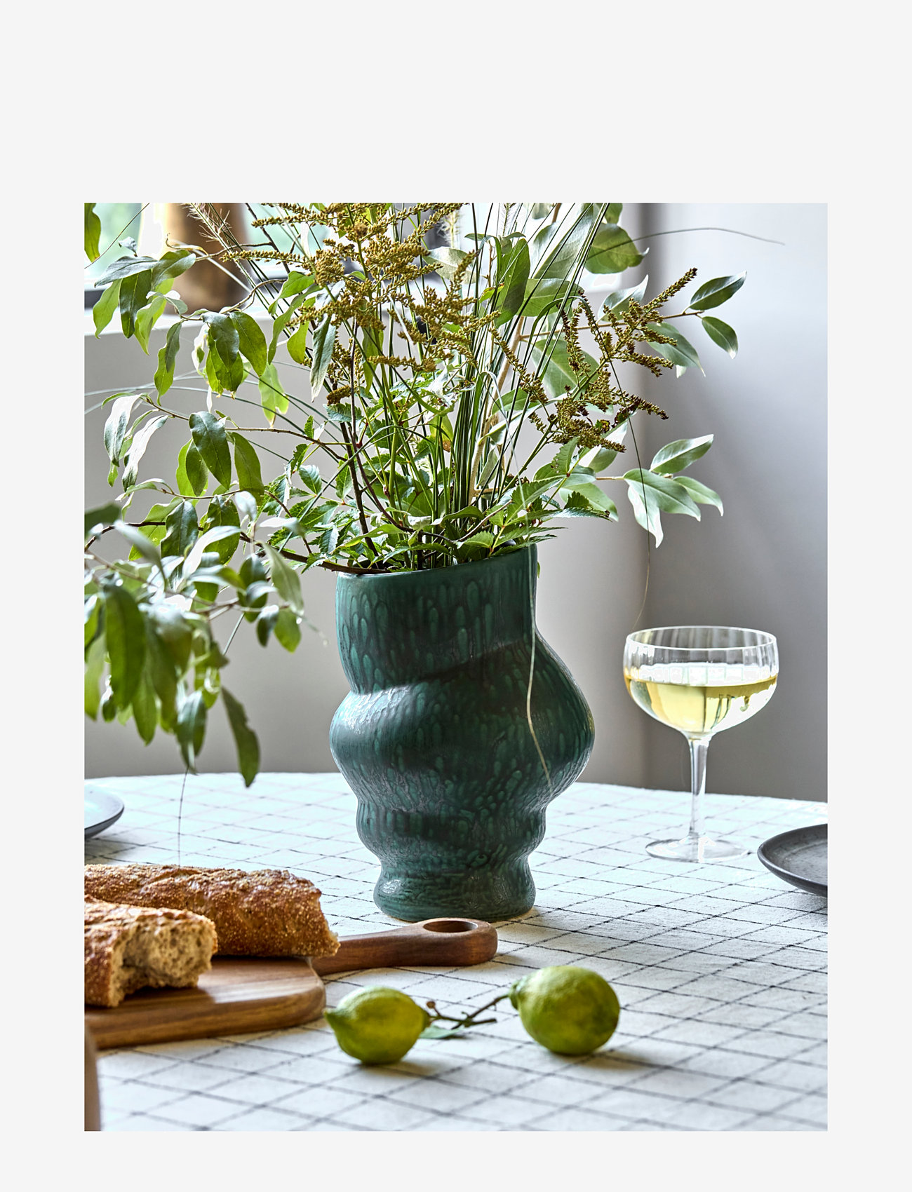 house doctor - Vase, HDDisc, Green - vāzes - green - 2