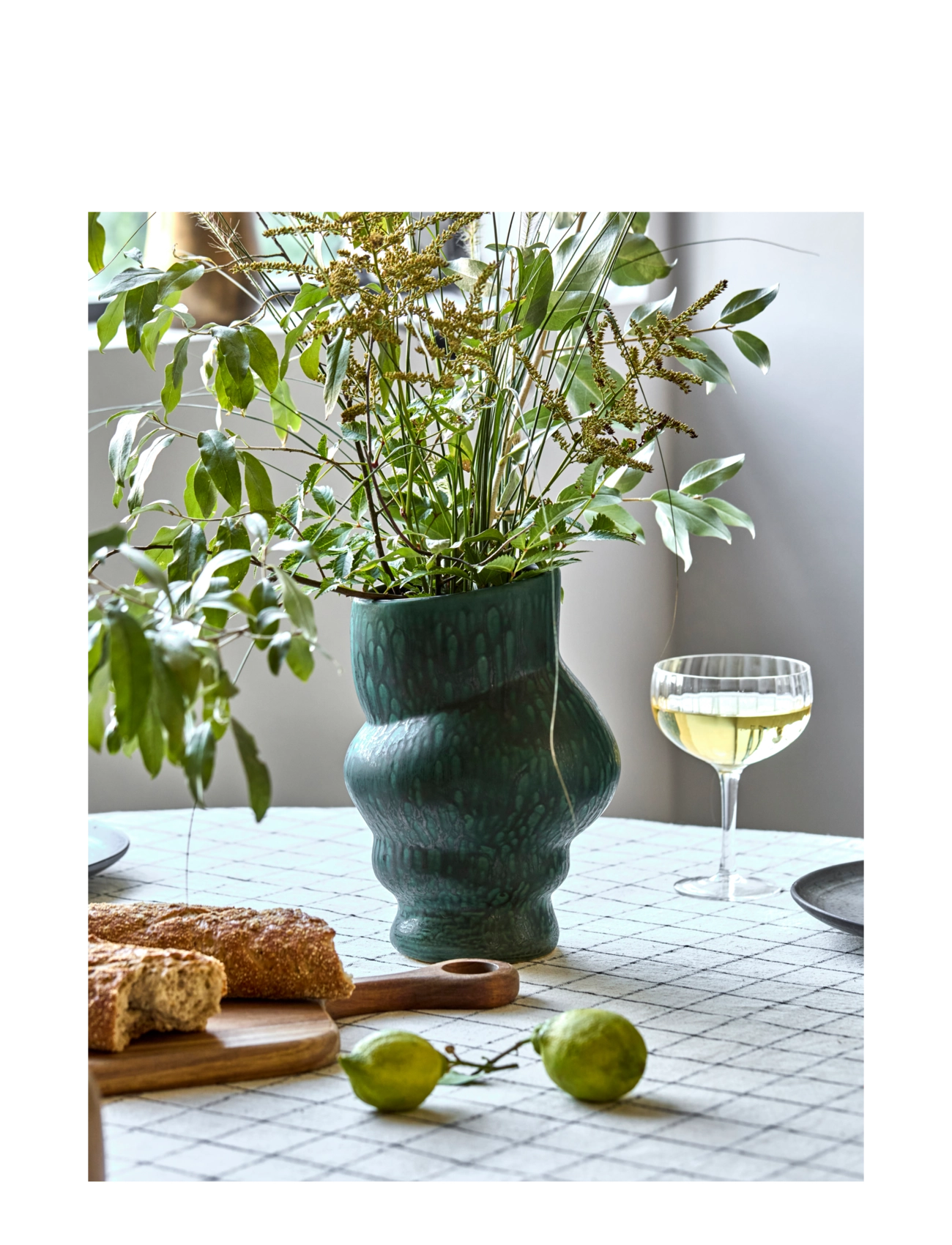 house doctor - Vase, HDDisc, Green - vazos - green - 2