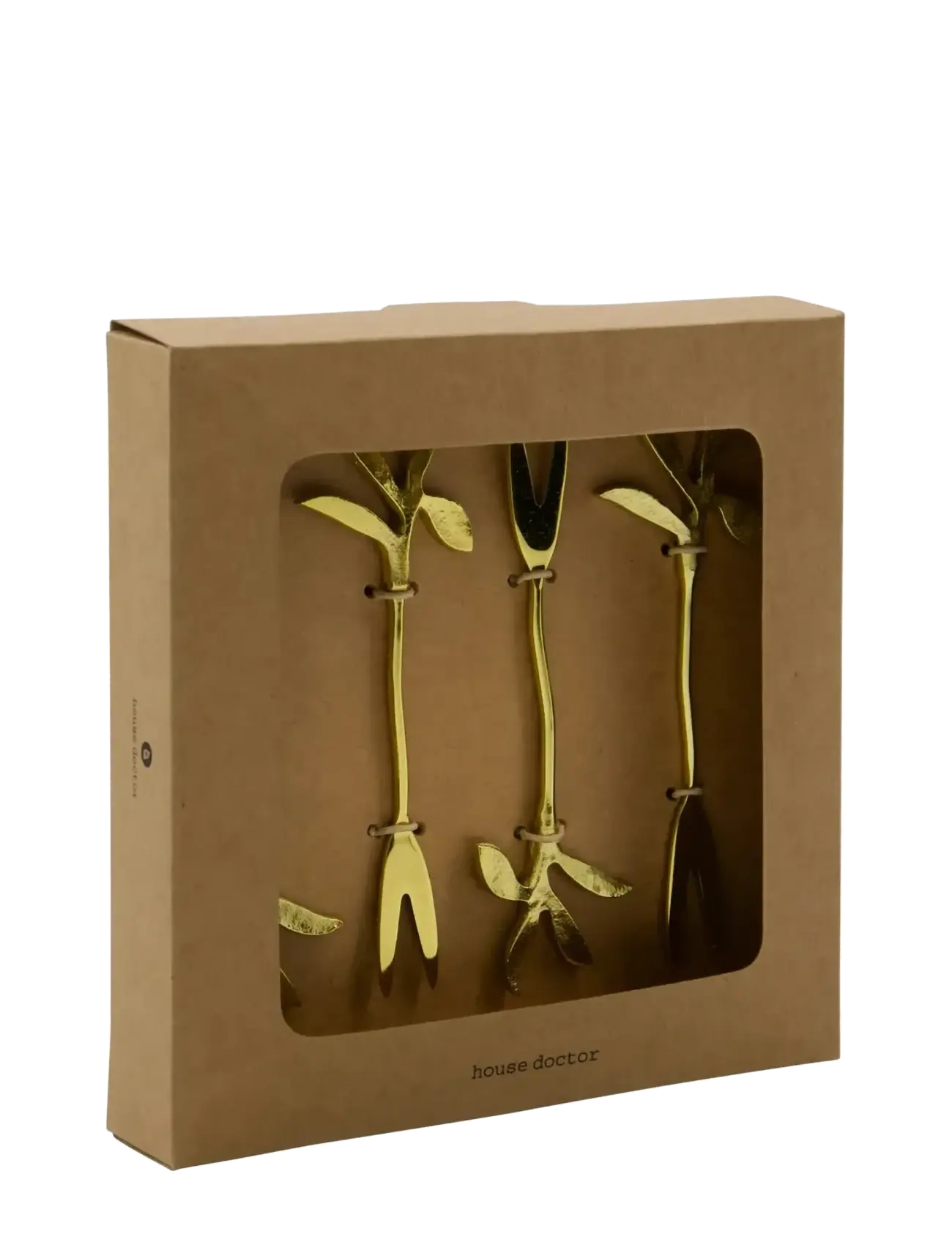 house doctor - Kitchen utensils, HDServe, Fork, An - antique gold - 3