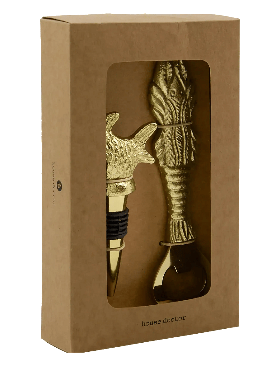 house doctor - Bar accessories, HDFish, Antique go - osta hinna alusel - antique gold - 2