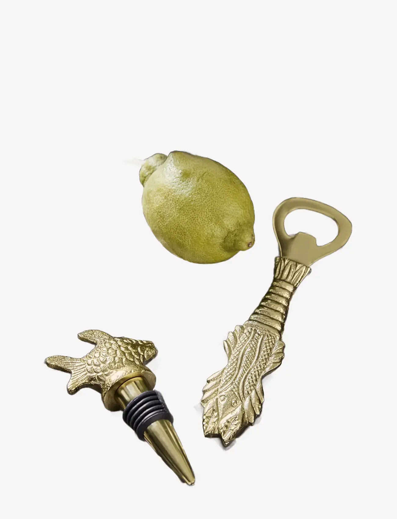 house doctor - Bar tilbehør, HDFish, Antikt guld - køb efter pris - antique gold - 3