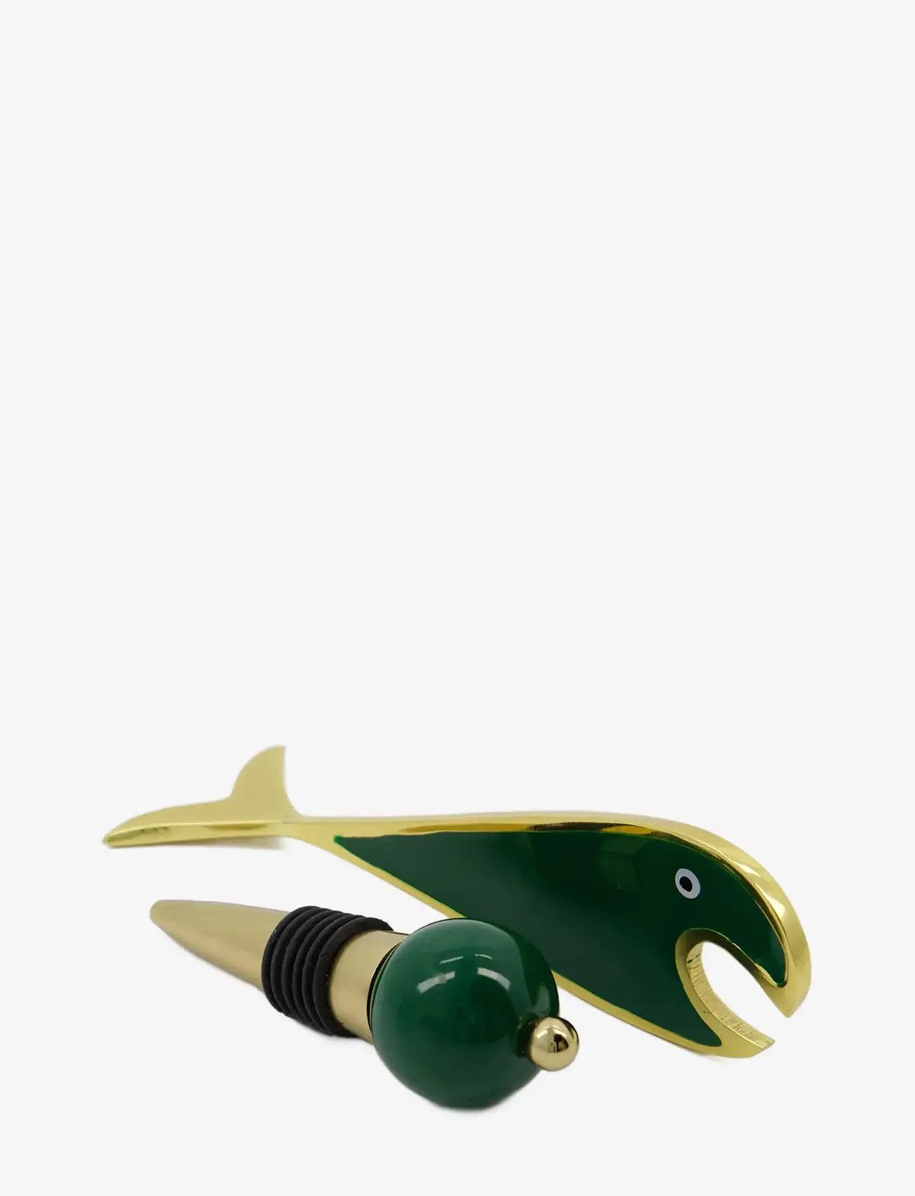 house doctor - Bar accessories, HDOpen, Golden;Green - bottle openers & wine stoppers - golden, green - 1