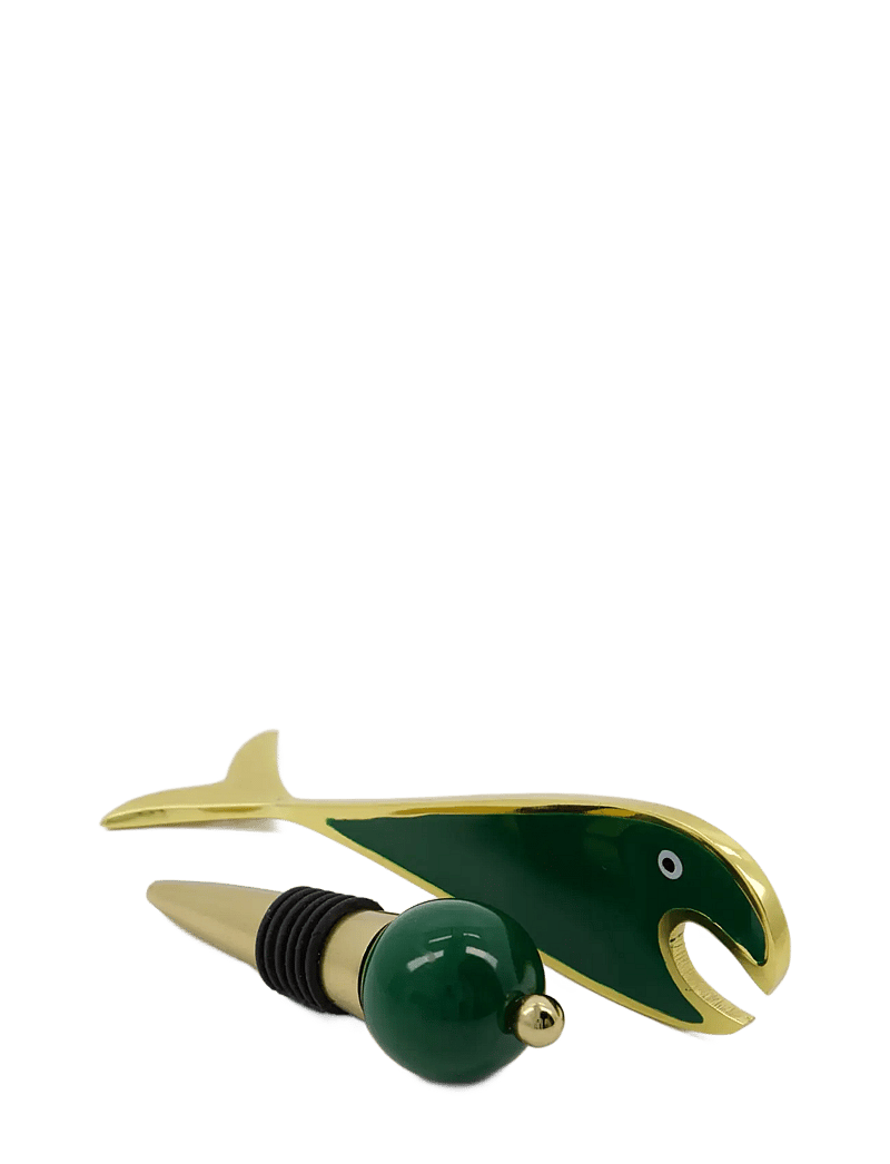 house doctor - Cocktail Set, HDOpen, Golden, Green - pudeliavajad ja -korgid - golden, green - 1