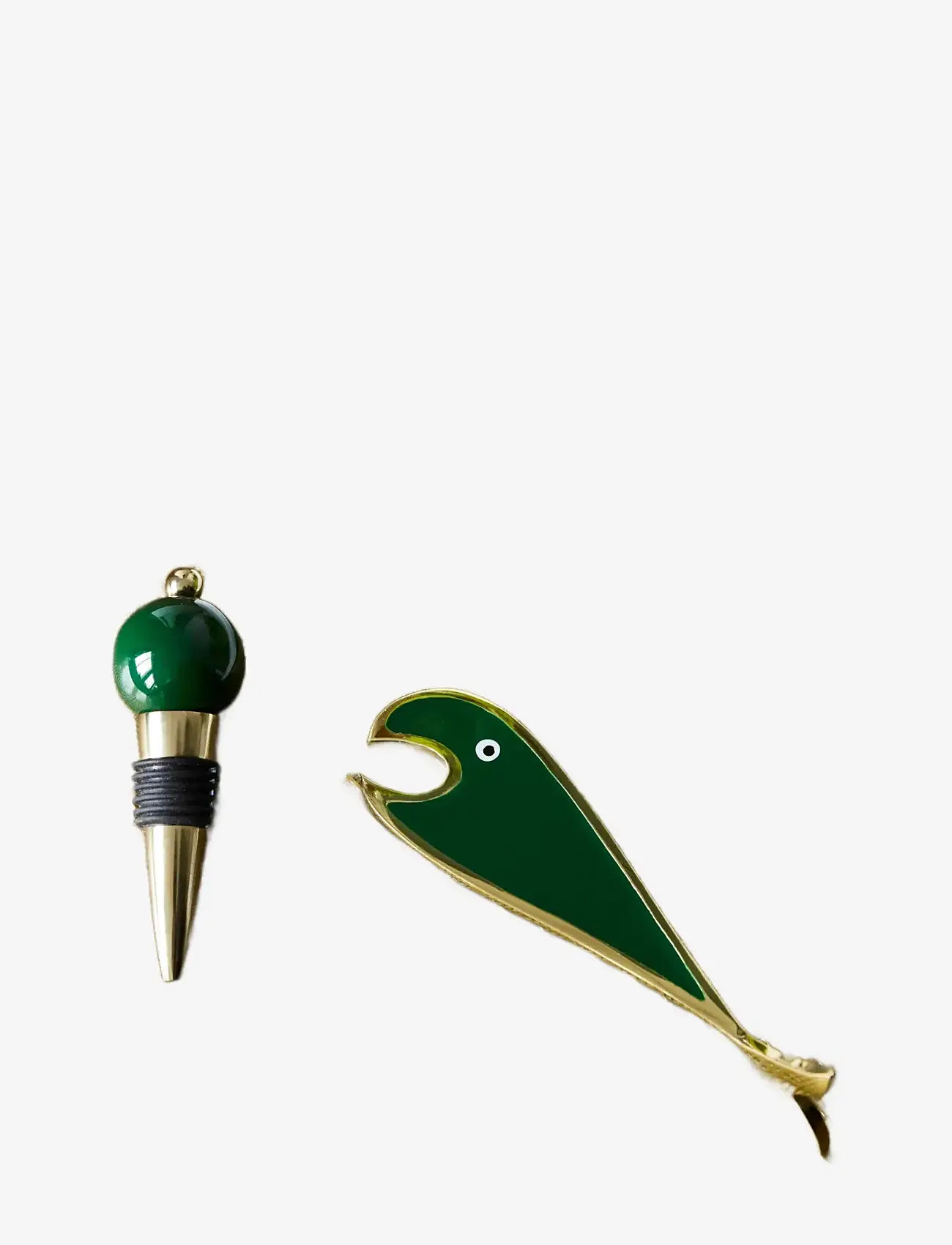 house doctor - Bar accessories, HDOpen, Golden;Green - bottle openers & wine stoppers - golden, green - 2