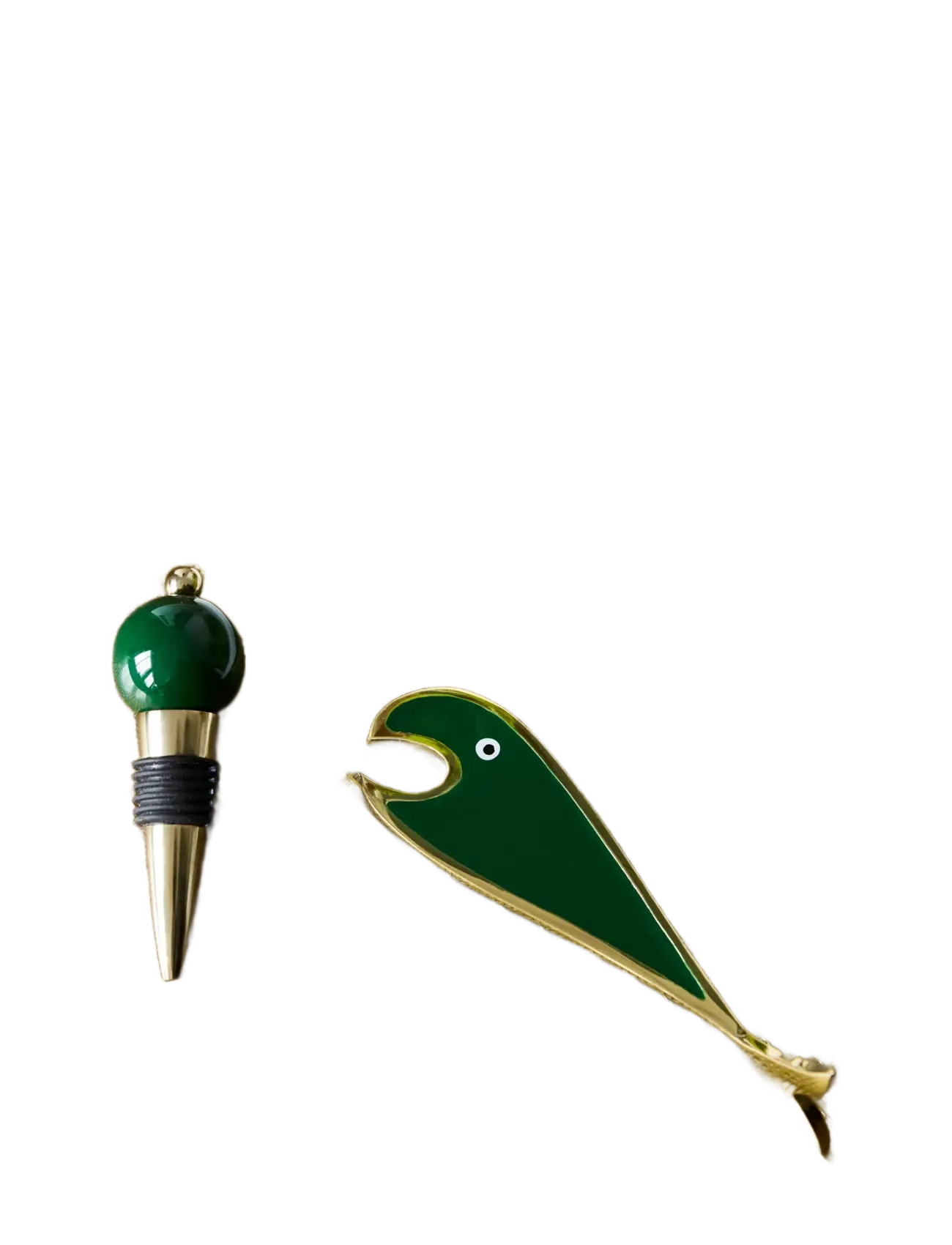 house doctor - Cocktail Set, HDOpen, Golden, Green - pudeļu atvērēji un vīna aizbāžņi - golden, green - 2