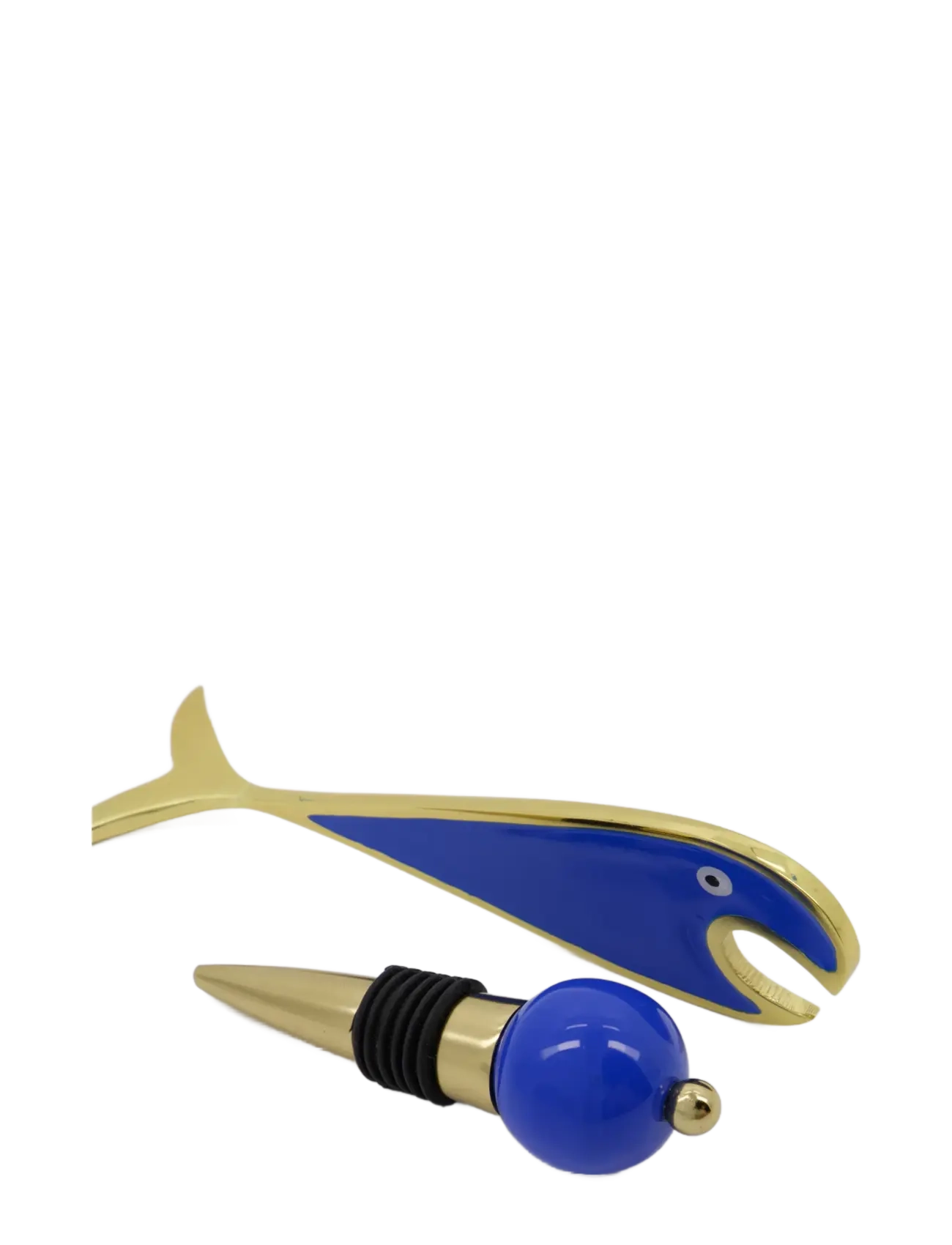 house doctor - Bar tilbehør, HDOpen, Gylden;Blå - flaskeåpnere og vinstoppere - golden, blue - 1
