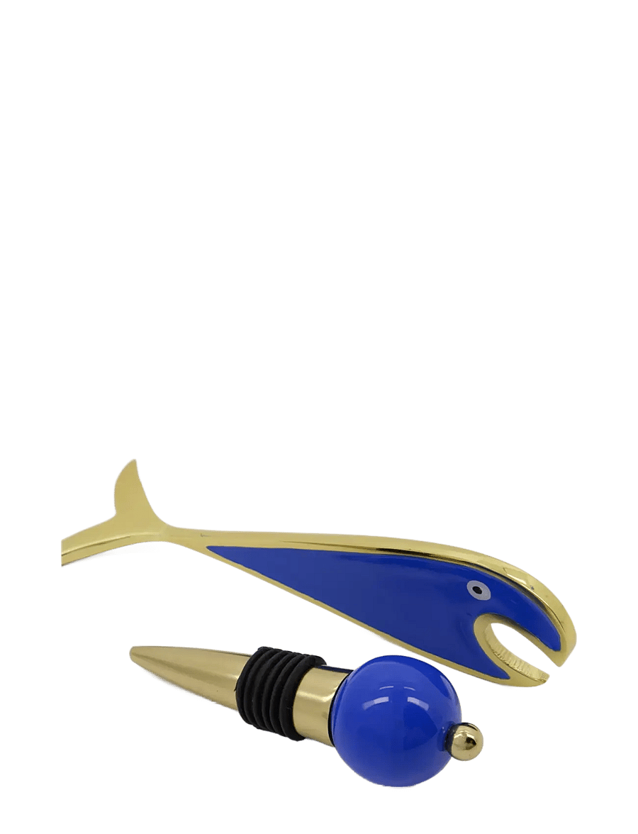 house doctor - Cocktail Set, HDOpen, Golden, Blue - pudeliavajad ja -korgid - golden, blue - 1