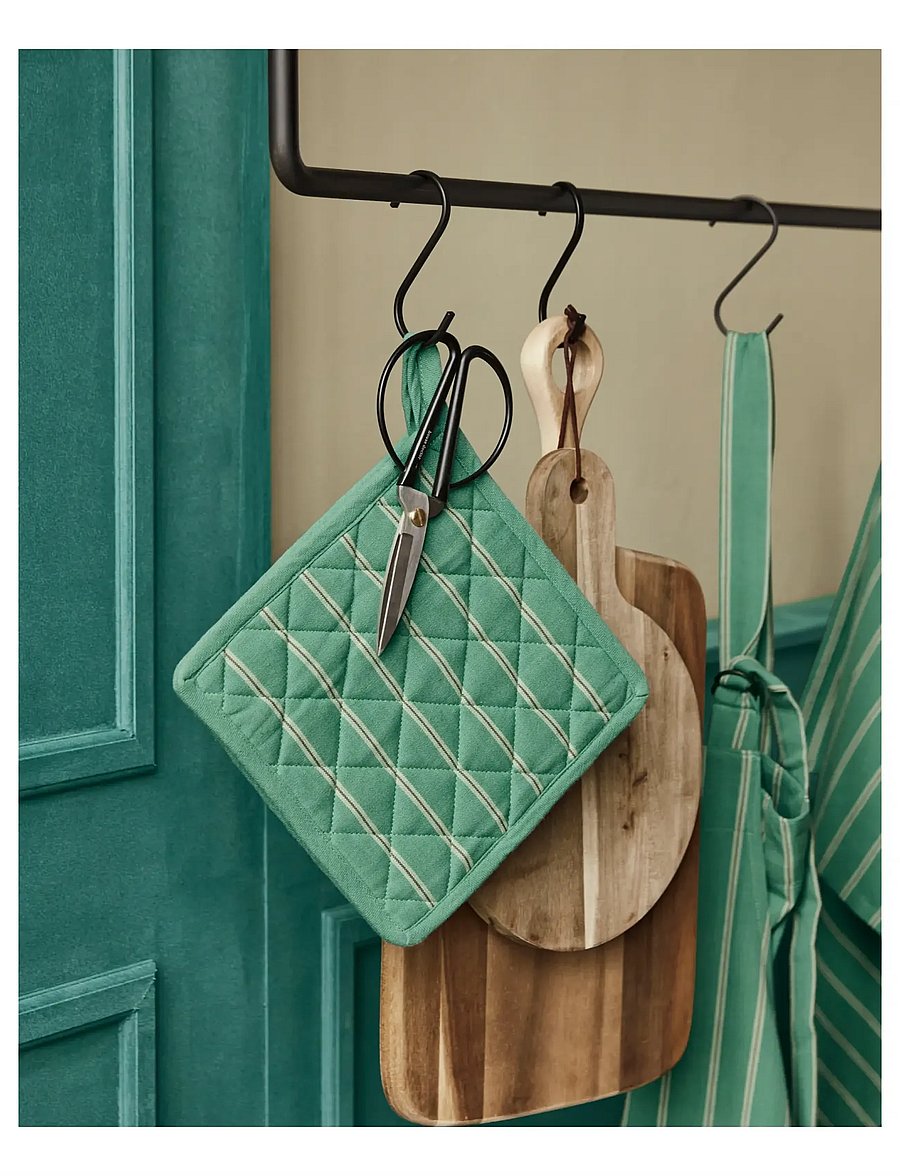 house doctor - Potholder, HDChef, Green - ofenhandschuhe & topflappen - green - 0
