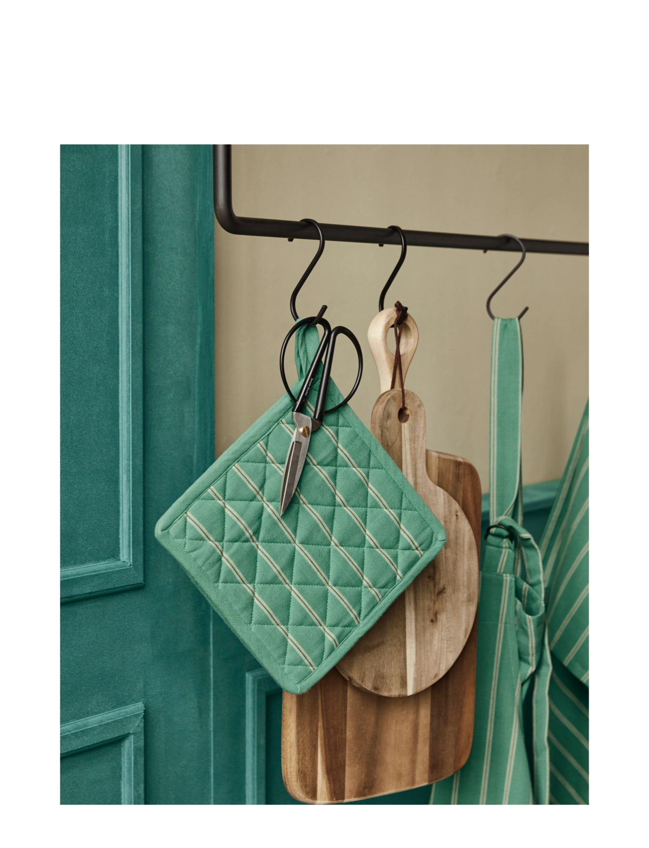 house doctor - Potholder, HDChef, Green - deckel & zubehör - green - 2