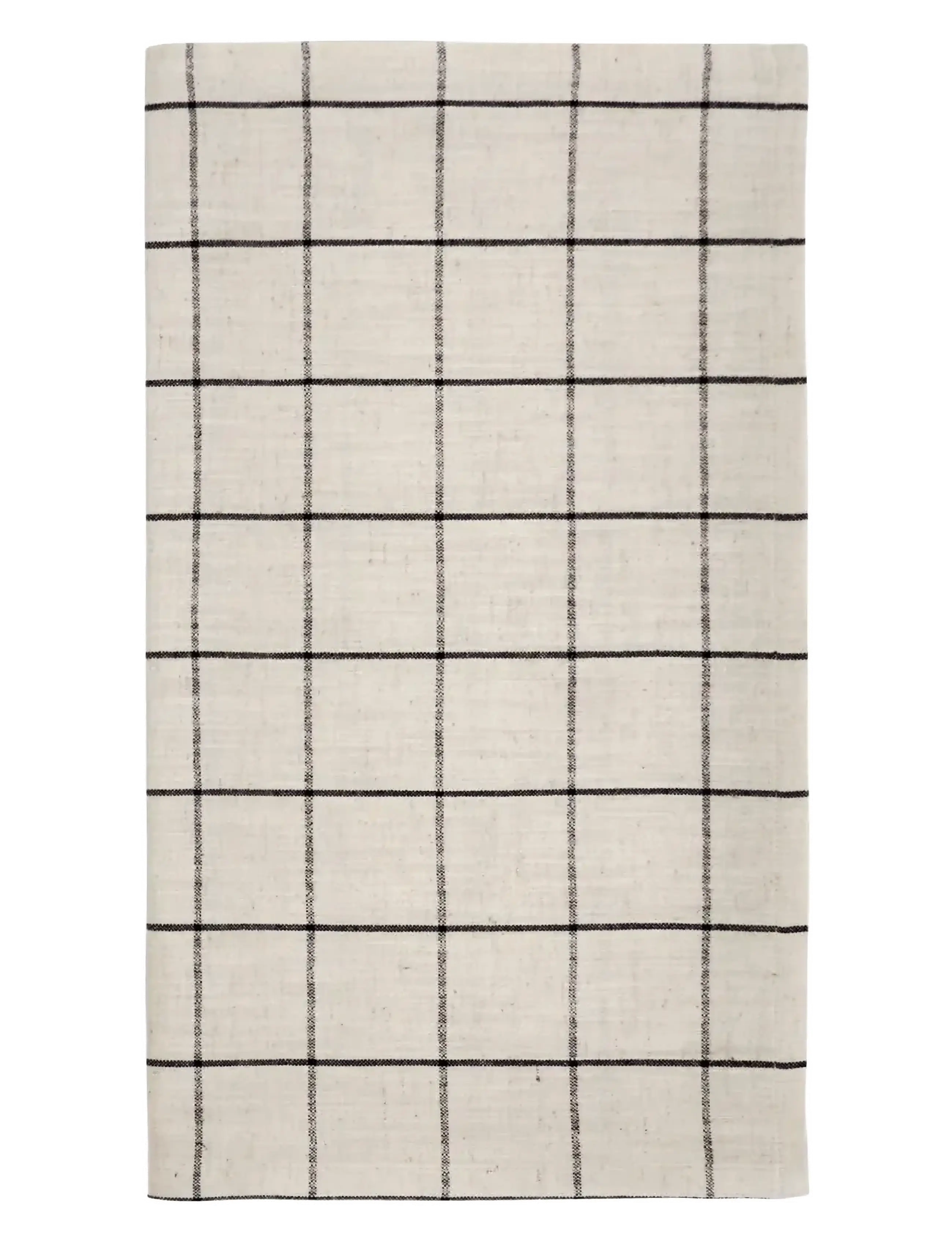 HOUSE DOCTOR Bordløber, Hdjoin, Sort;Råhvid Cream - 140X40X0CM - Unisex