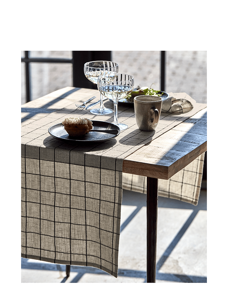 house doctor - Table runner, HDJoin, Black;Off-white - die niedrigsten preise - black, off-white - 2