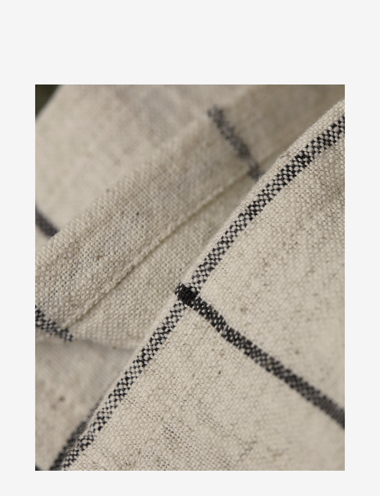 house doctor - Table runner, HDJoin, Black;Off-white - nappes et chemins de table - black, off-white - 3