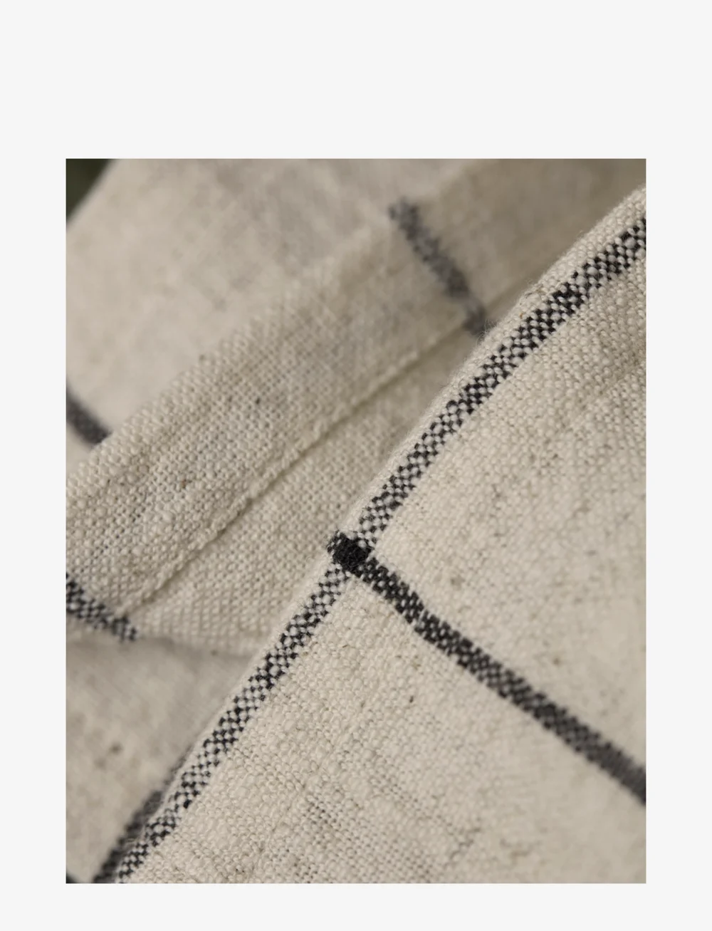 house doctor - Tablecloth, HDJoin, Black;Off-white - osta hinna alusel - black, off-white - 3