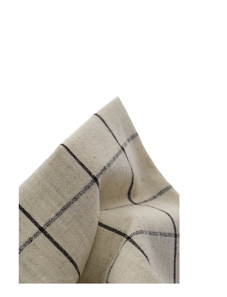house doctor - Tablecloth, HDJoin, Black, Off-whit - tischdecken & tischläufer - black, off-white - 2