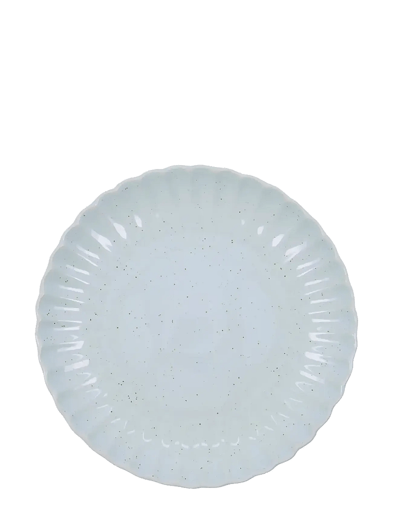 house doctor - Dinner plate, HDScallop, Light blue - speiseteller - light blue - 1