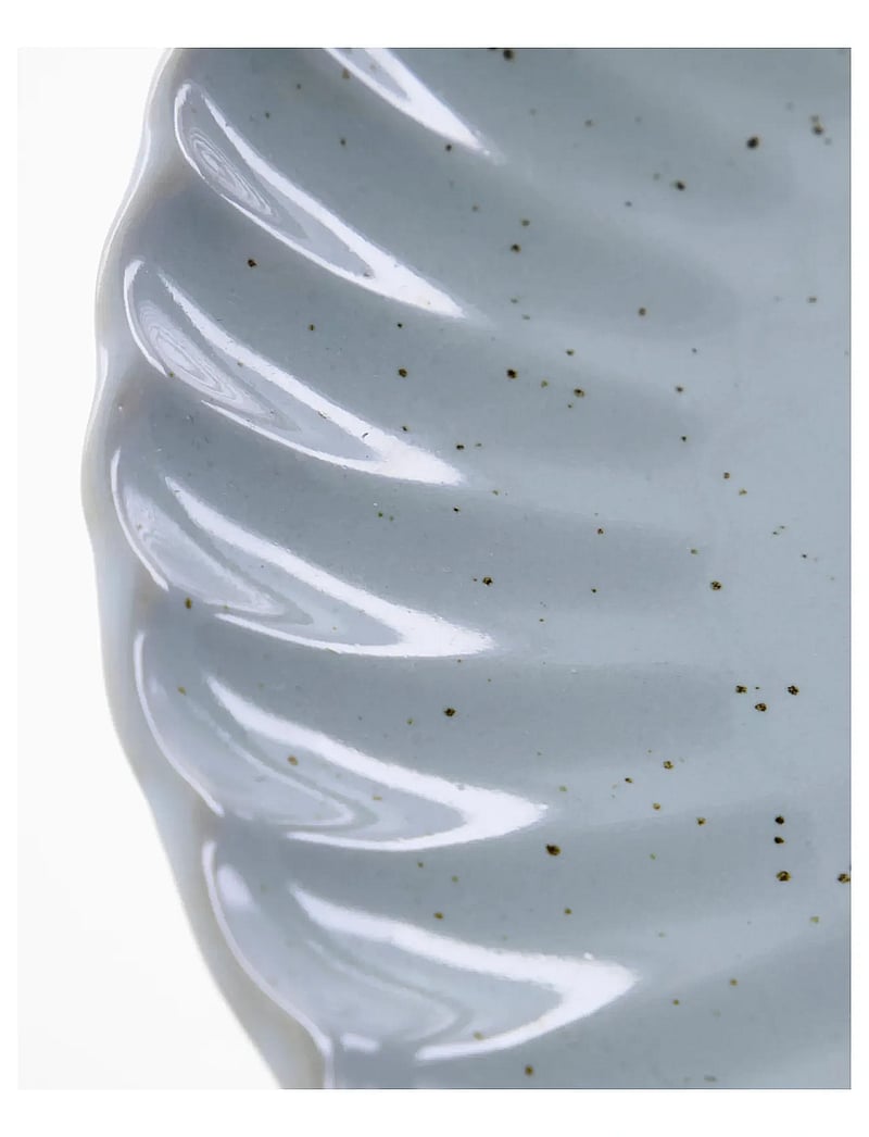 house doctor - Dinner plate, HDScallop, Light blue - speiseteller - light blue - 2