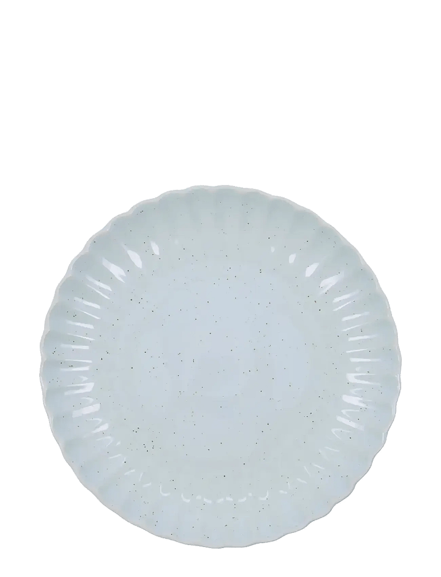 house doctor - Dinner plate, HDScallop, Light blue - speiseteller - light blue - 1