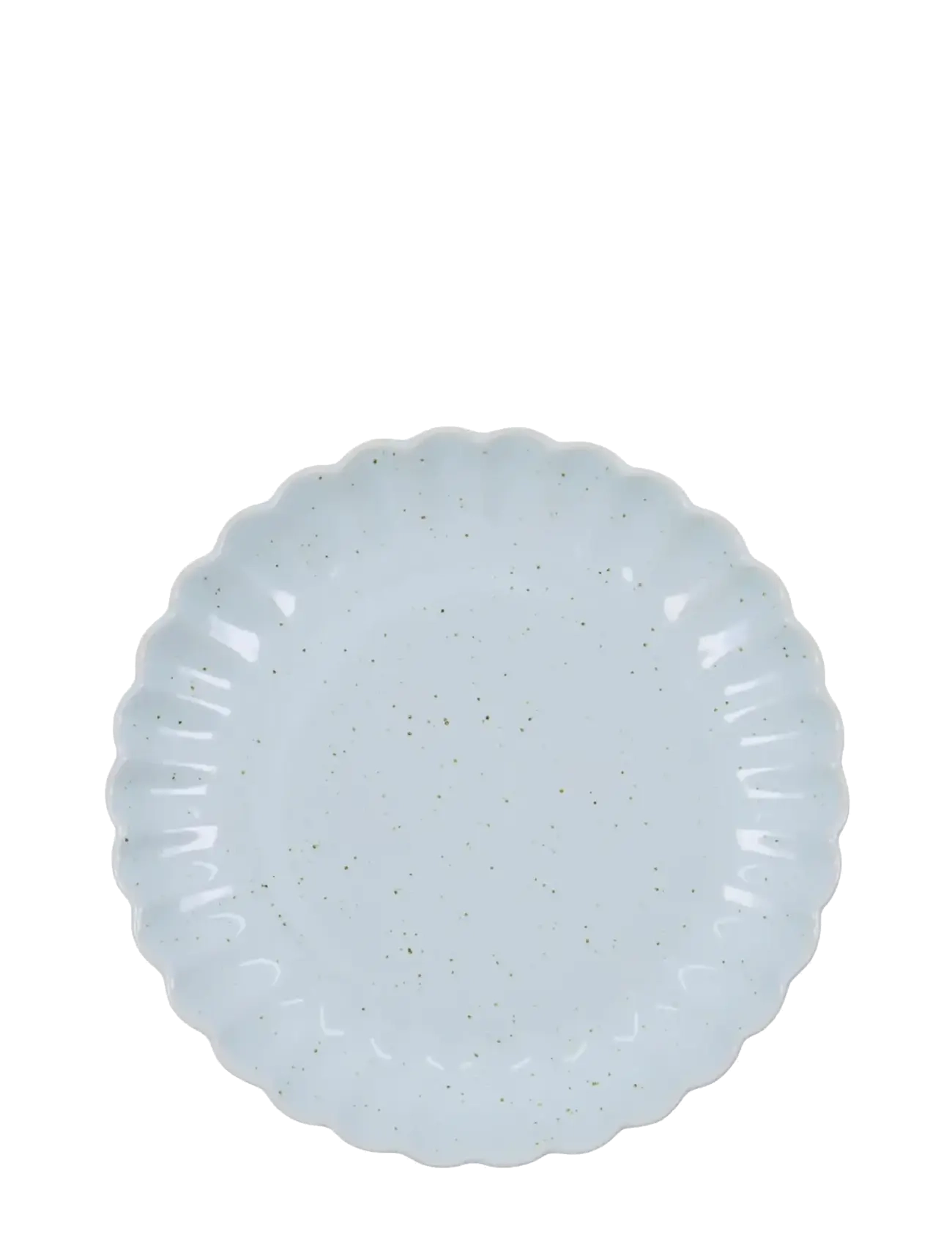 HOUSE DOCTOR Frokost/Kagetallerken, Hdscallop, Lyseblå Blau - Ø 20 CM - Unisex