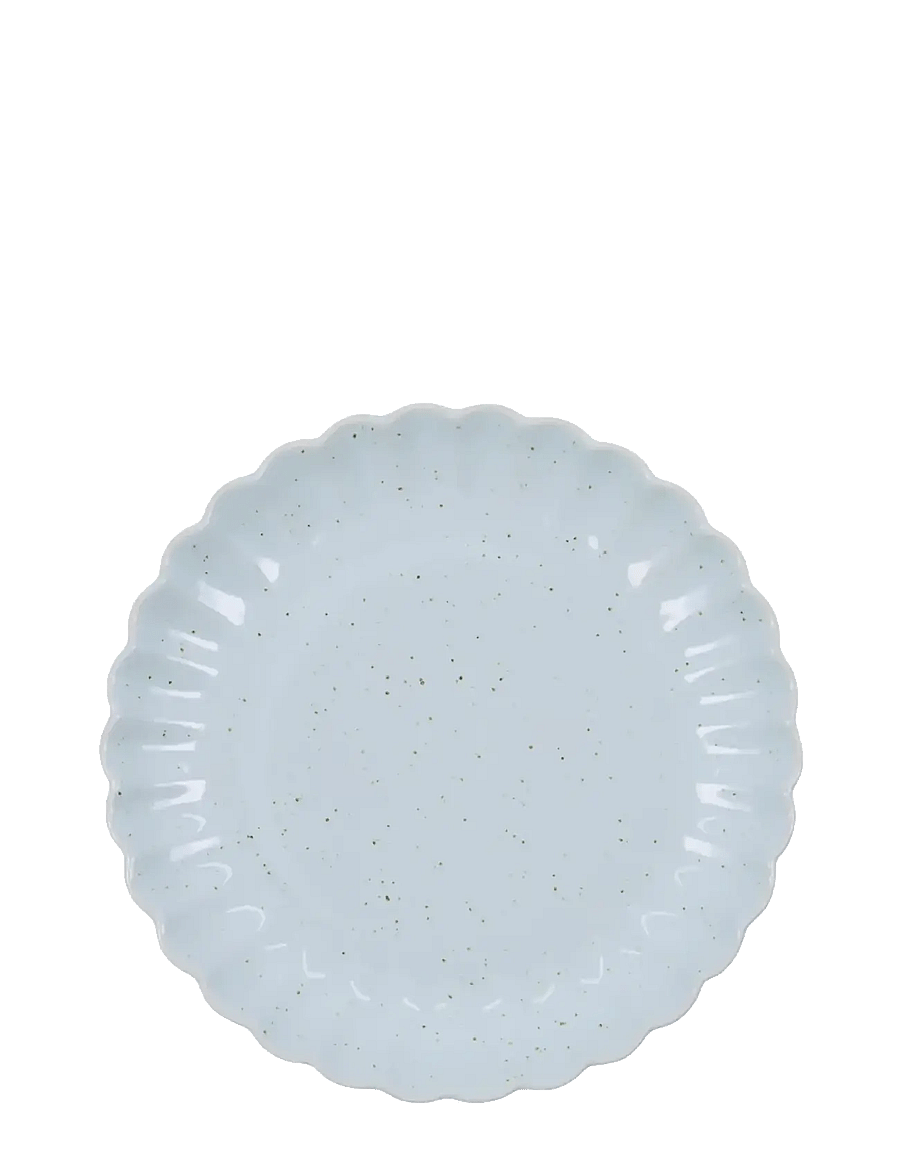 house doctor - Lunch/cake plate, HDScallop, Light - frühstücksteller - light blue - 1