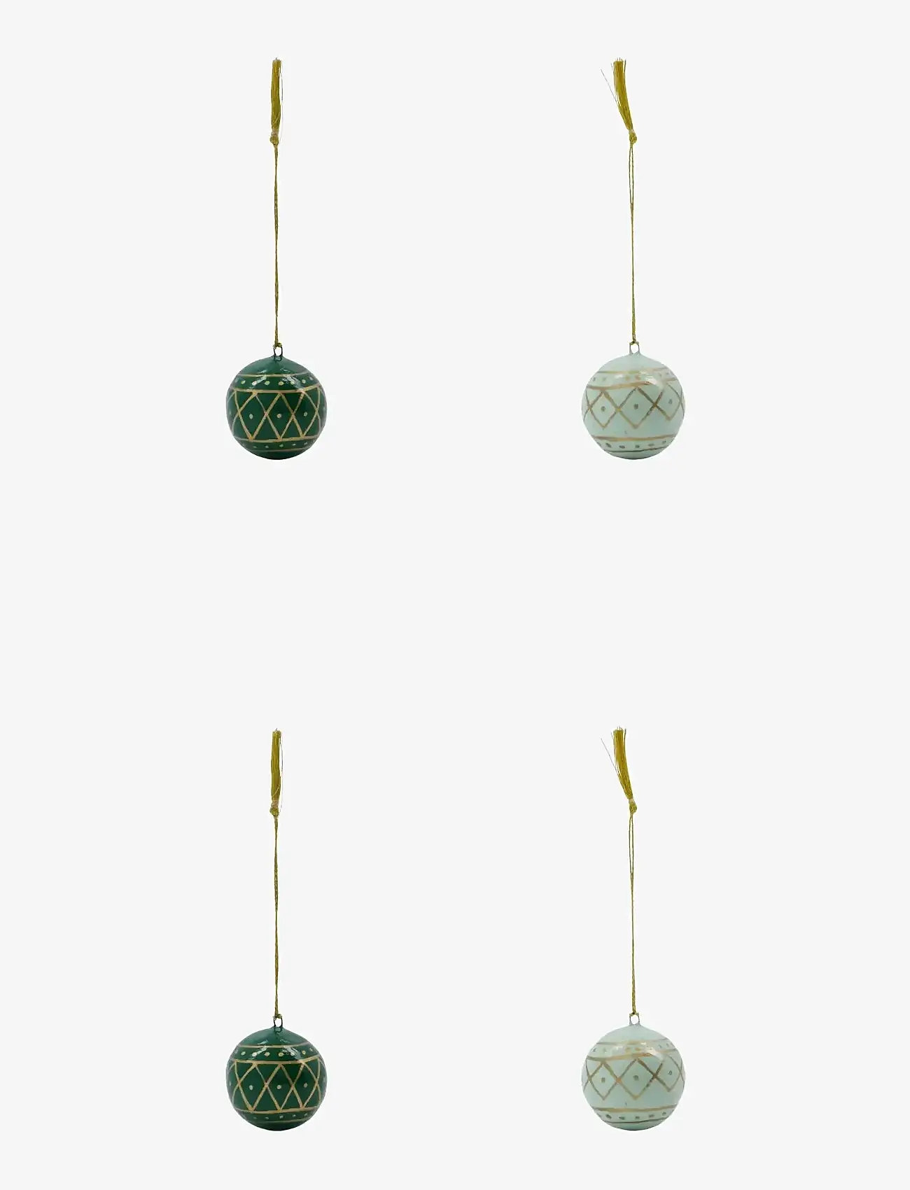 house doctor - Ornaments, HDMach, Dark green;Mint green - nach preis einkaufen - mÖrkgrÖn, mintgrÖn - 0