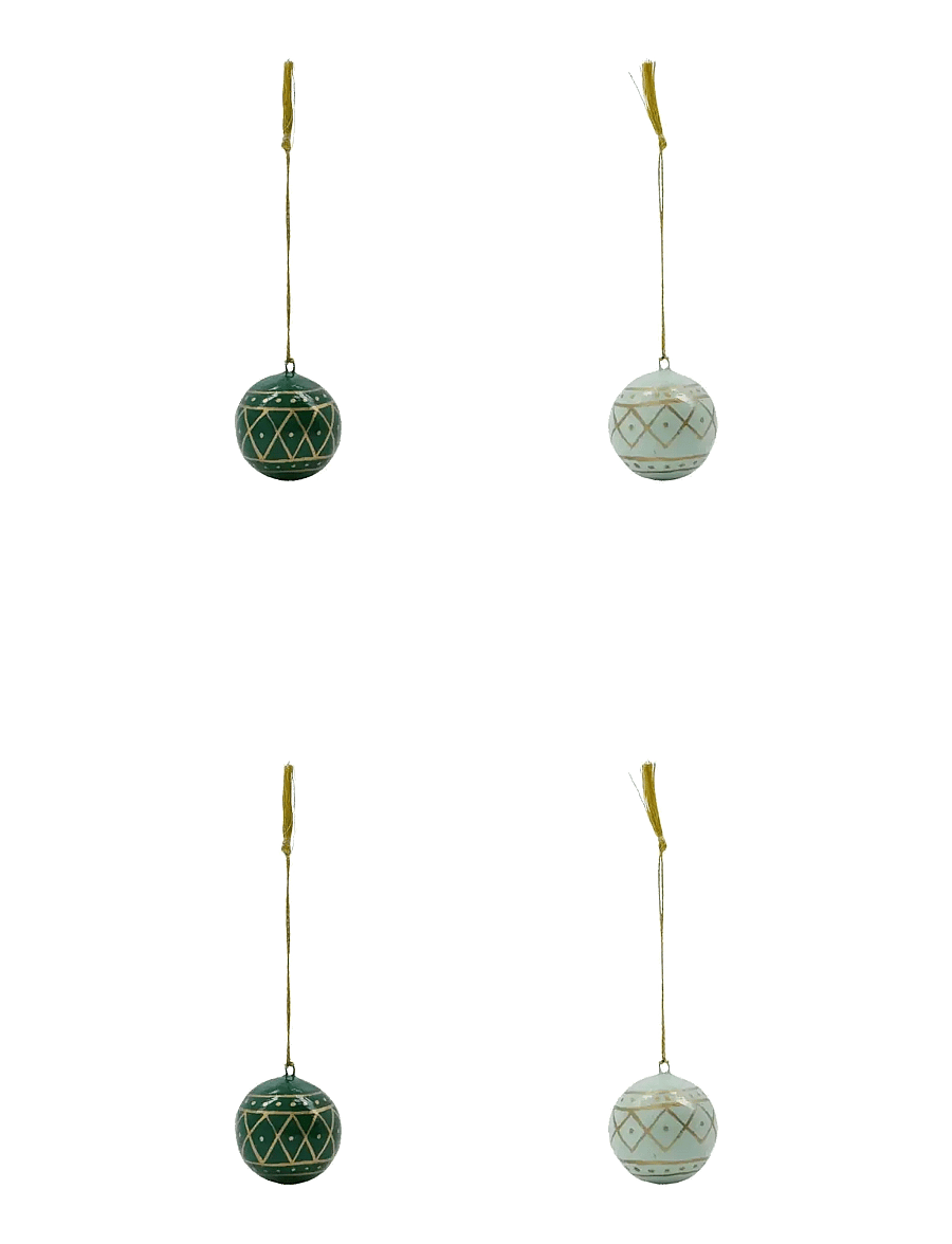 house doctor - Ornaments, HDMach, Dark green;Mint green - mÖrkgrÖn, mintgrÖn - 1