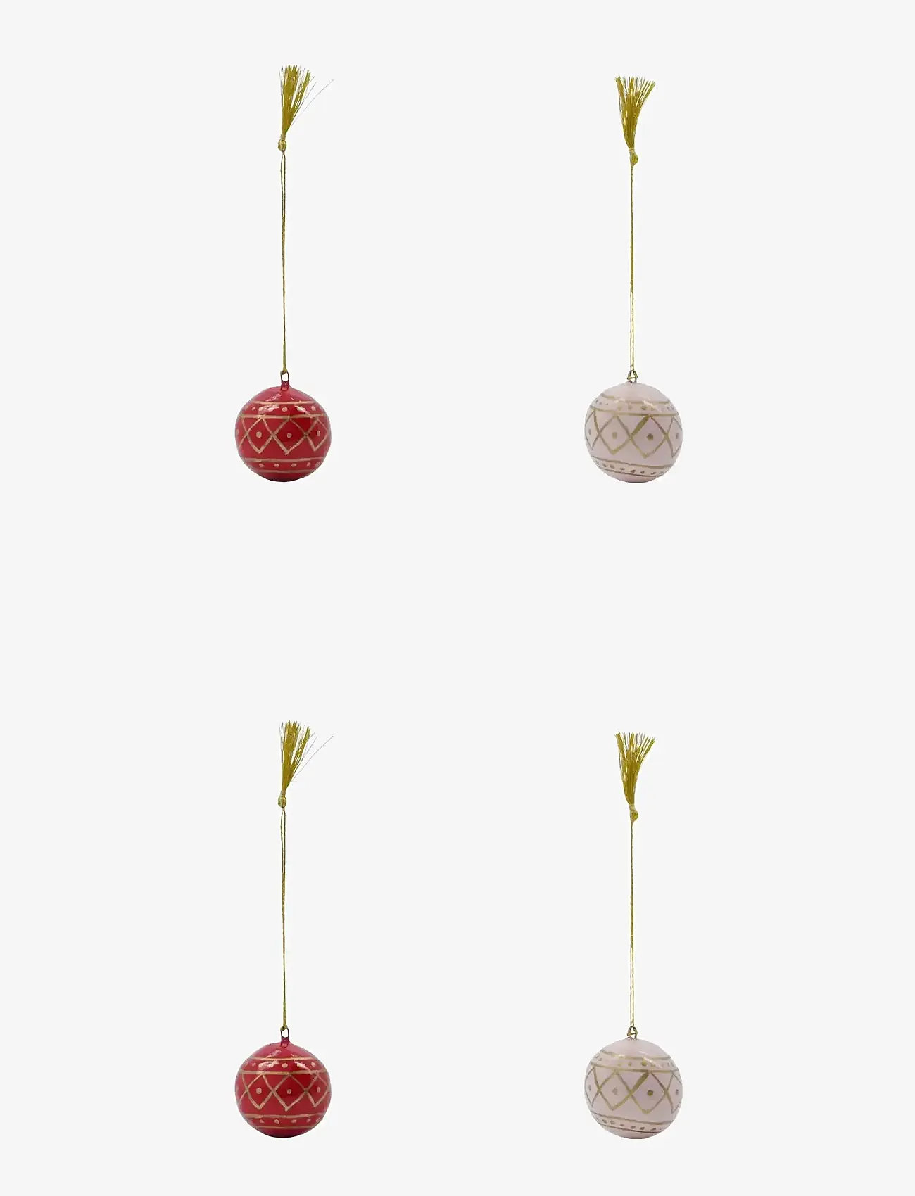 house doctor - Ornaments, HDMach, Red;Rose - nach preis einkaufen - rÖd, rosa - 0