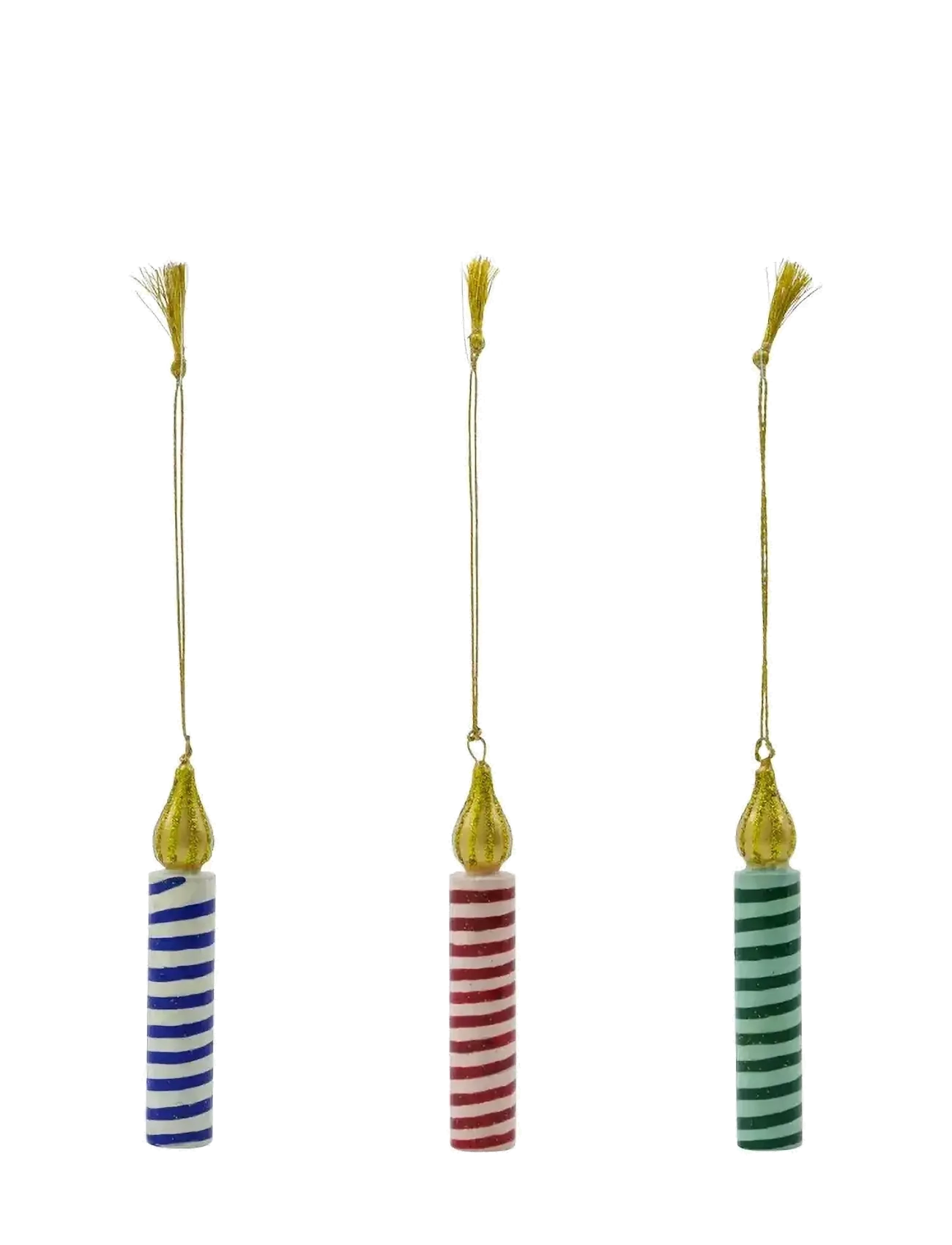 house doctor Christmas ornament, HDCandle, Green - Weihnachtsdekoration - GREEN / multi