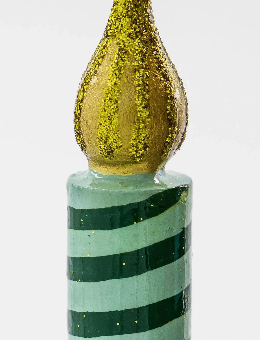 house doctor - Christmas ornament, HDCandle, Green - green - 5