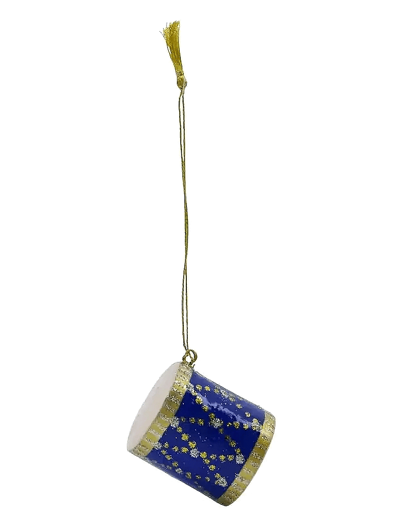 house doctor - Ornaments, HDDrum, Dark blue;Green;Beige - weihnachtskugeln - mÖrkblÅ, grÖn, beige - 2