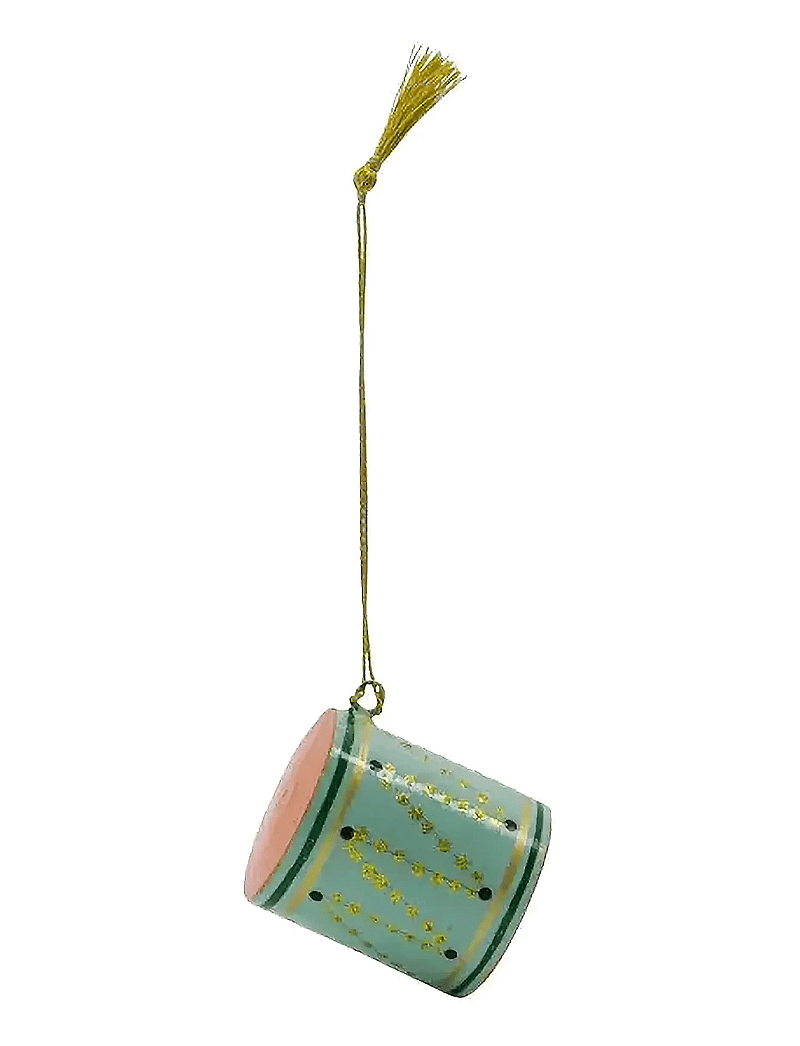 house doctor - Ornaments, HDDrum, Dark blue;Green;Beige - weihnachtskugeln - mÖrkblÅ, grÖn, beige - 3