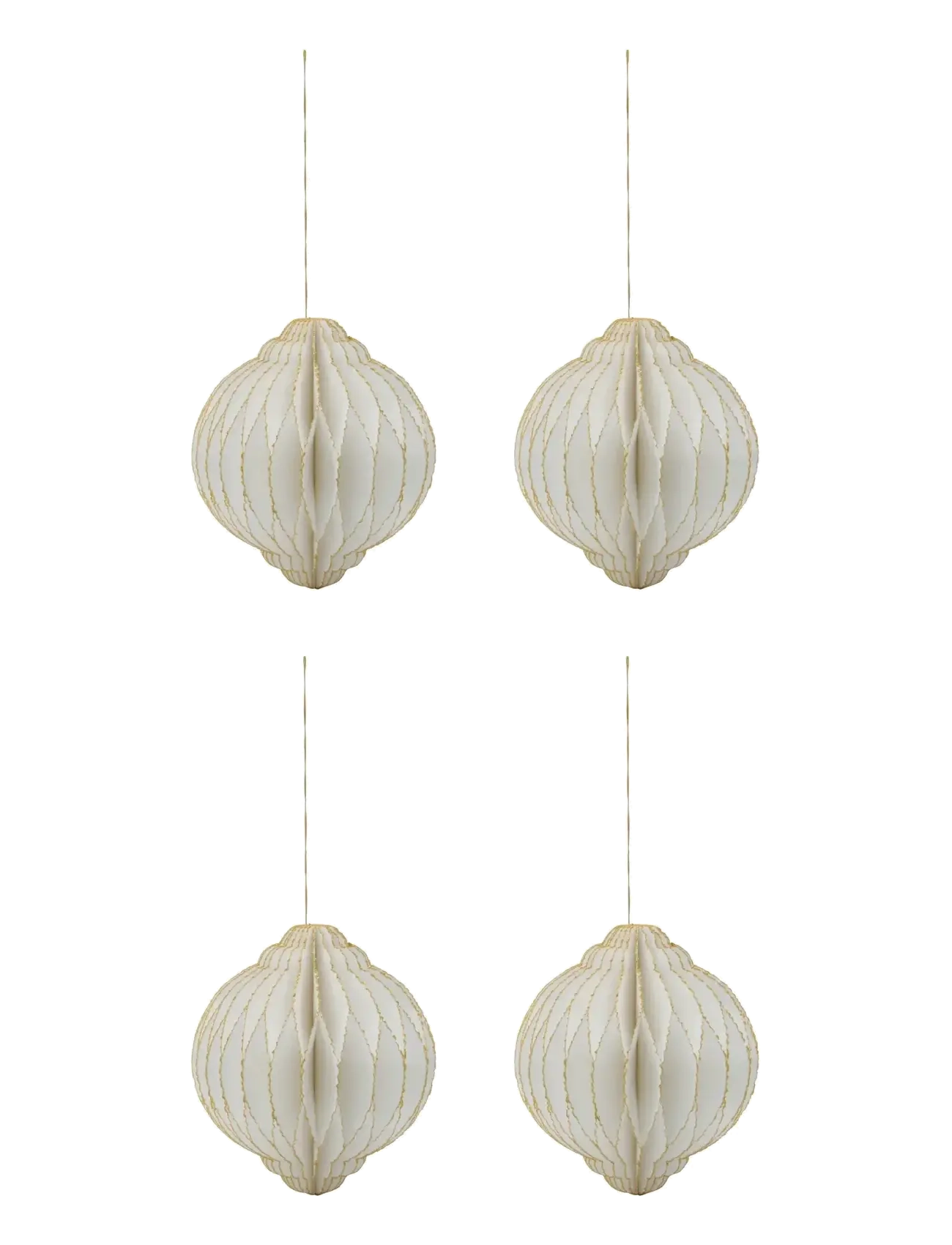 Ornaments, HDAlsta, Off-white;Golden - OFF-WHITE, GYLLEN