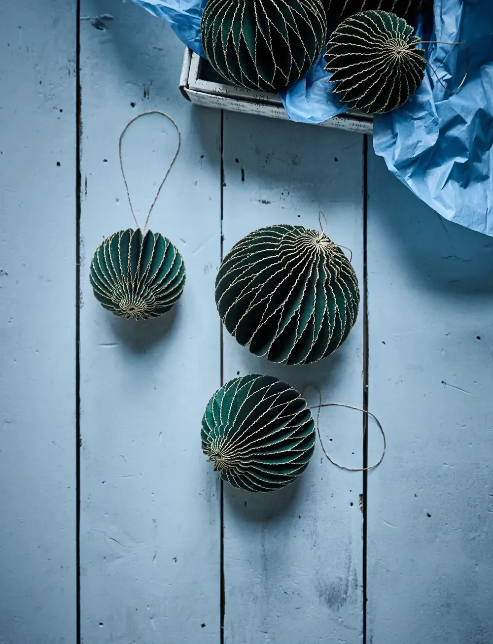 house doctor - Ornaments, HDAlsta, Green - joulupallot - grÖn - 2