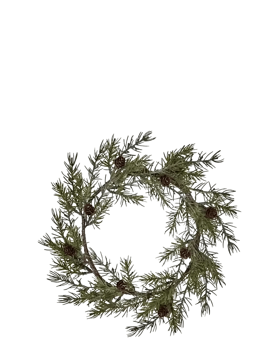 house doctor - Wreath, HDFrost, Green - green - 1