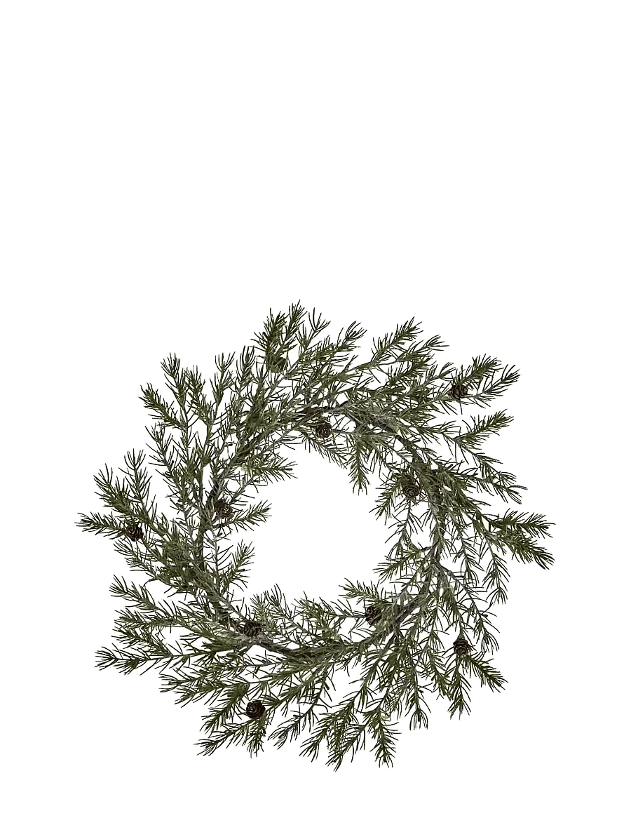 house doctor - Wreath, HDFrost, Green - weihnachtsdekoration - green - 1