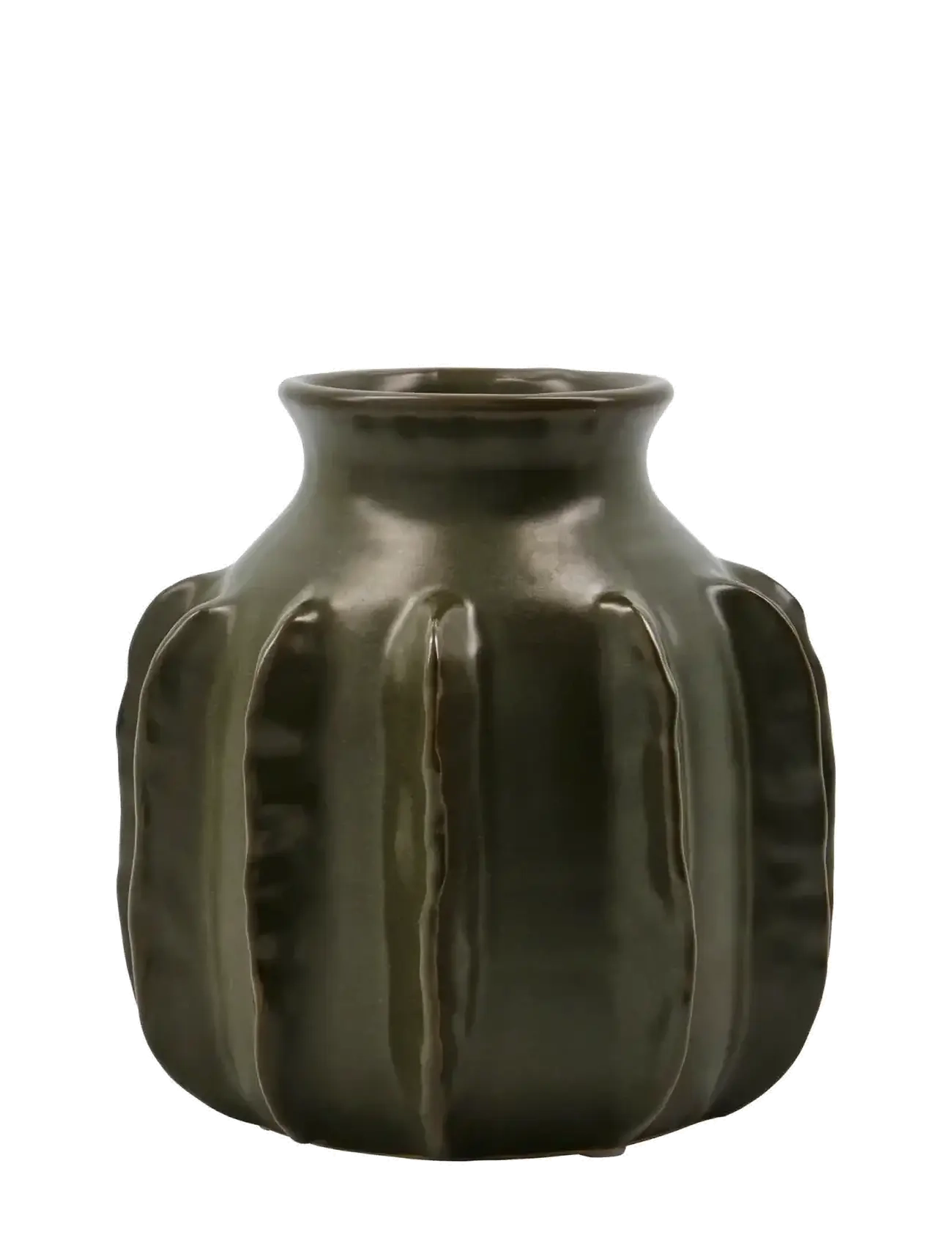 HOUSE DOCTOR Vase, Hdcactus, Mørkegrøn Khaki - One Size - Unisex