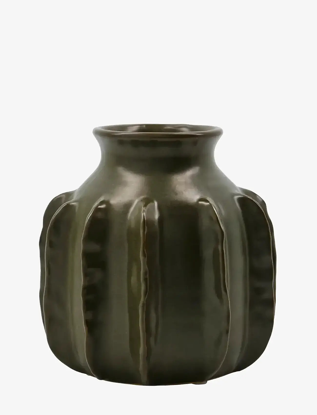 house doctor - Vase, HDCactus, Dark green - vasen - dark green - 0