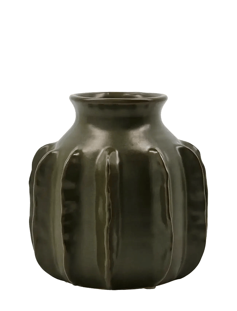 house doctor - Vase, HDCactus, Dark green - vasen - dark green - 0