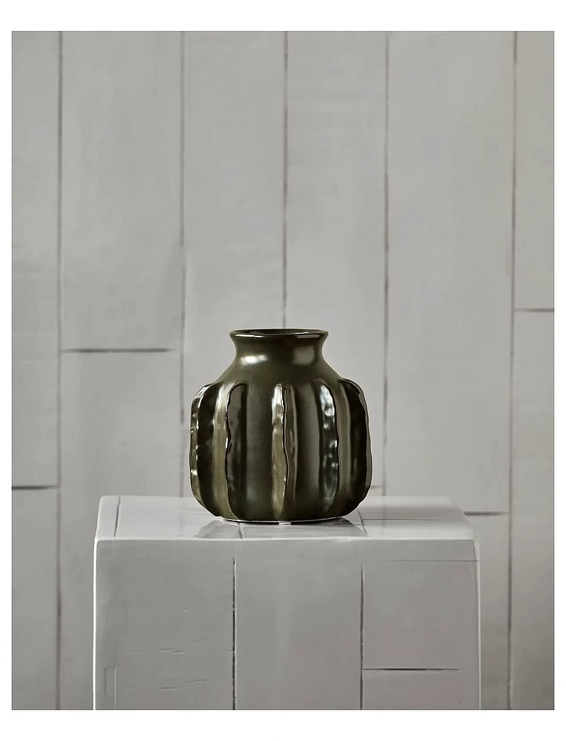 house doctor - Vase, HDCactus, Dark green - vasen - dark green - 1