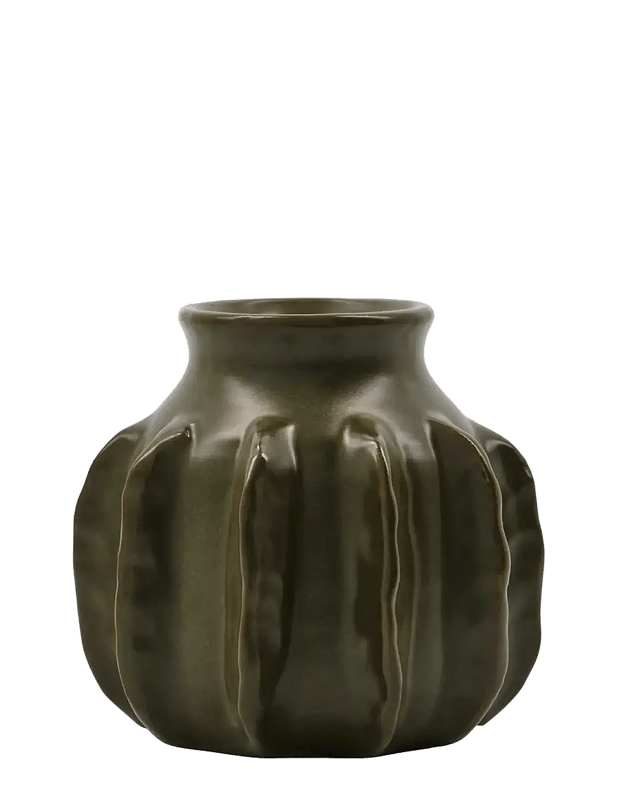 house doctor - Vase, HDCactus, Dark green - vasen - dark green - 1