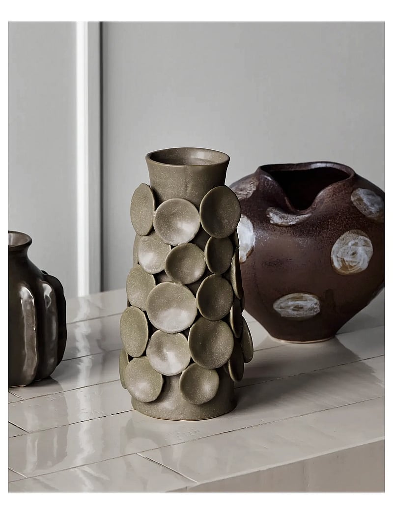 house doctor - Vase, HDDot, Khaki - vasen - khaki - 1