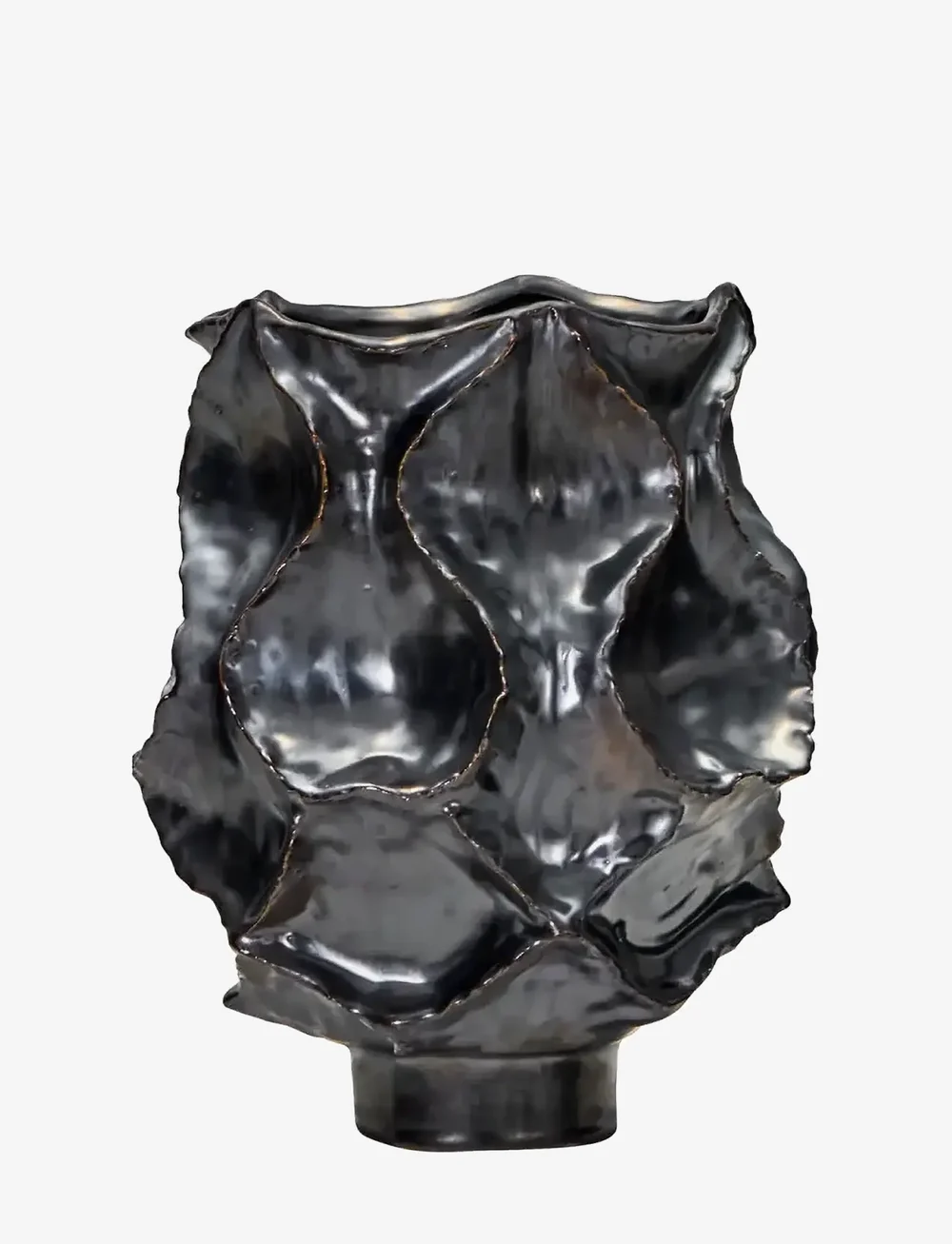 house doctor - Vase, HDWaves, Antique metallic - vasen - antique metallic - 0