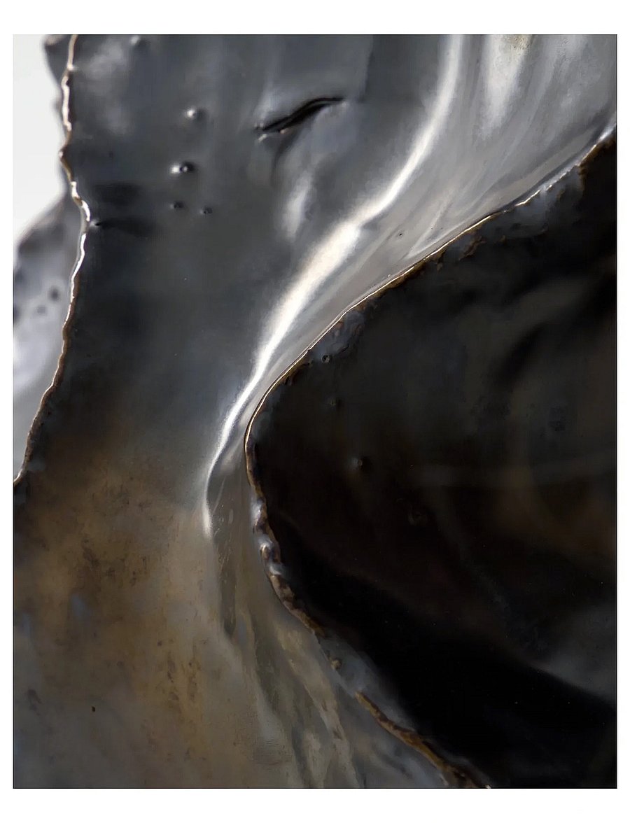 house doctor - Vase, HDWaves, Antique metallic - vaasid - antique metallic - 2