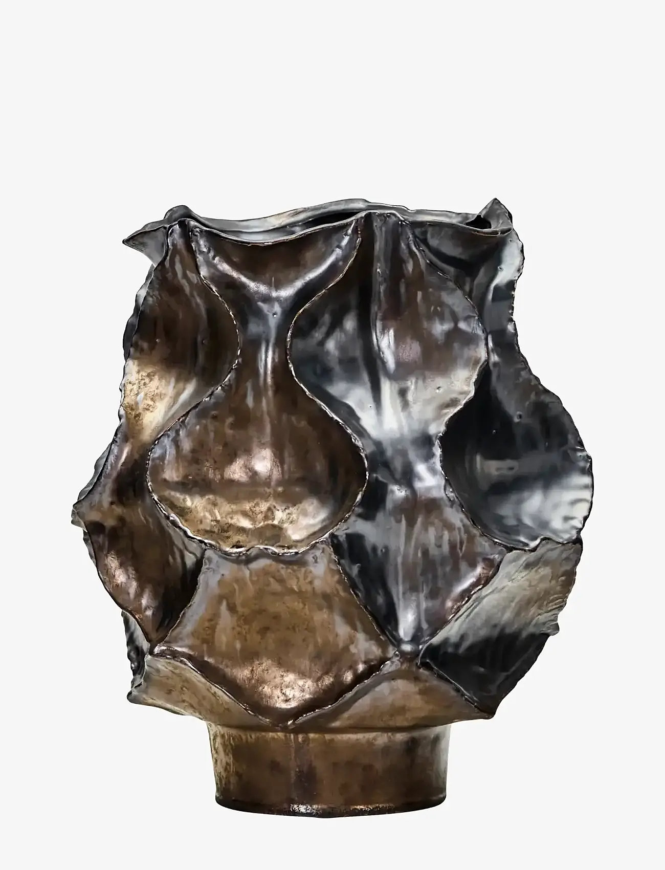 house doctor - Vase, HDWaves, Antique metallic - osta hinna alusel - antique metallic - 0