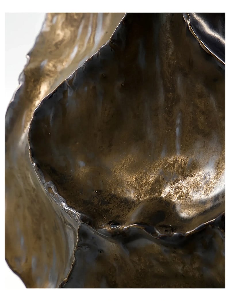 house doctor - Vase, HDWaves, Antique metallic - osta hinna alusel - antique metallic - 2