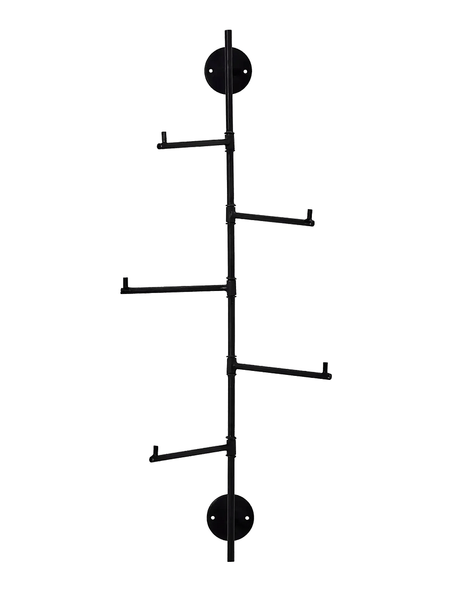 house doctor - Coat rack, HDFlex, Black - kleiderhaken und ständer - black - 1
